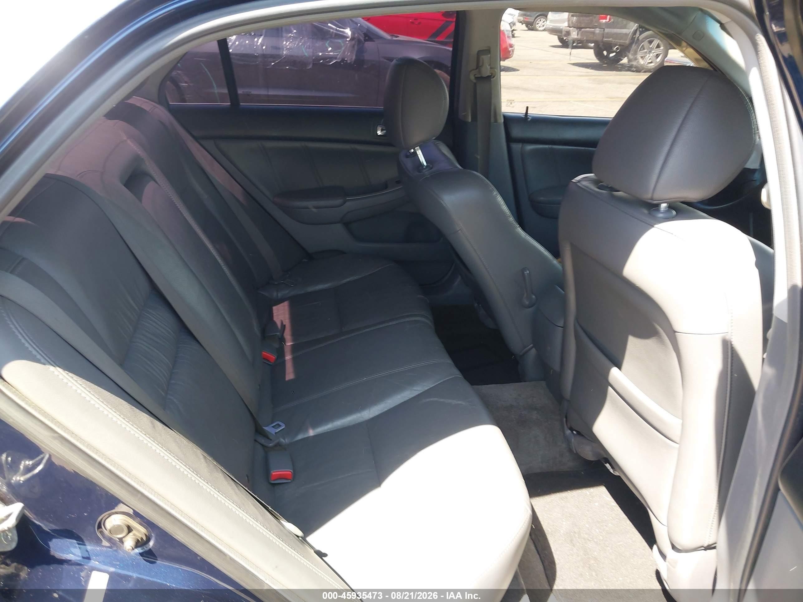 2007 Honda Accord 3.0 Ex Blue vin: 1HGCM665X7A091730