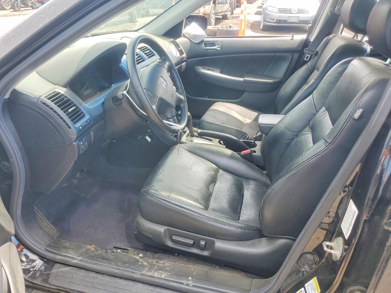 2007 Honda Accord Ex Черный vin: 1HGCM665X7A106386