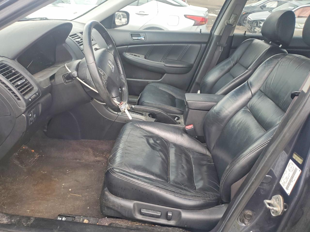 2007 Honda Accord Ex Blue vin: 1HGCM665X7A802195