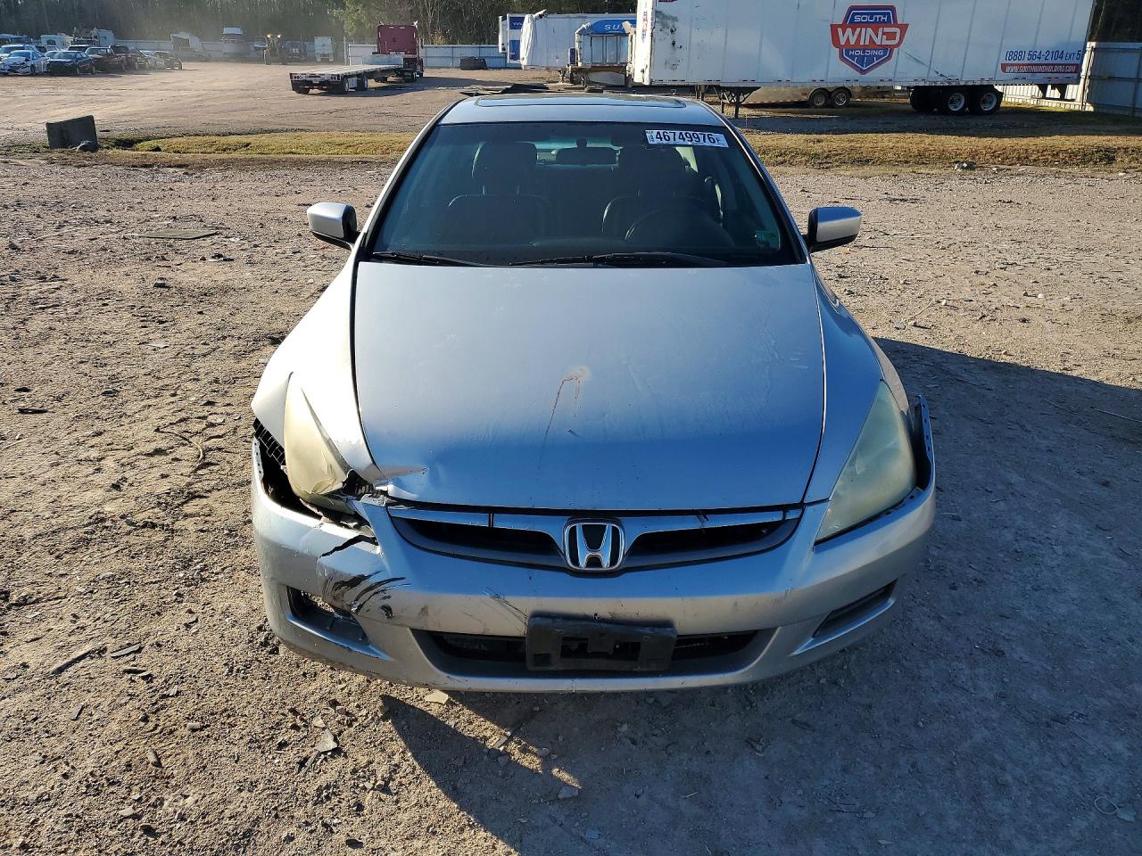 2003 Honda Accord Ex Silver vin: 1HGCM66803A040189