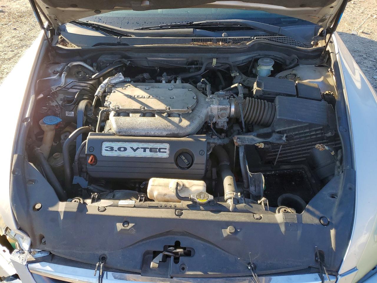 2003 Honda Accord Ex Silver vin: 1HGCM66803A040189