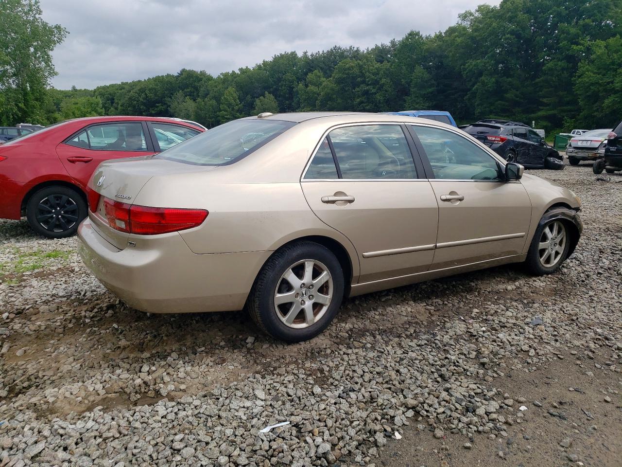 2005 Honda Accord Ex Beige vin: 1HGCM66805A002688