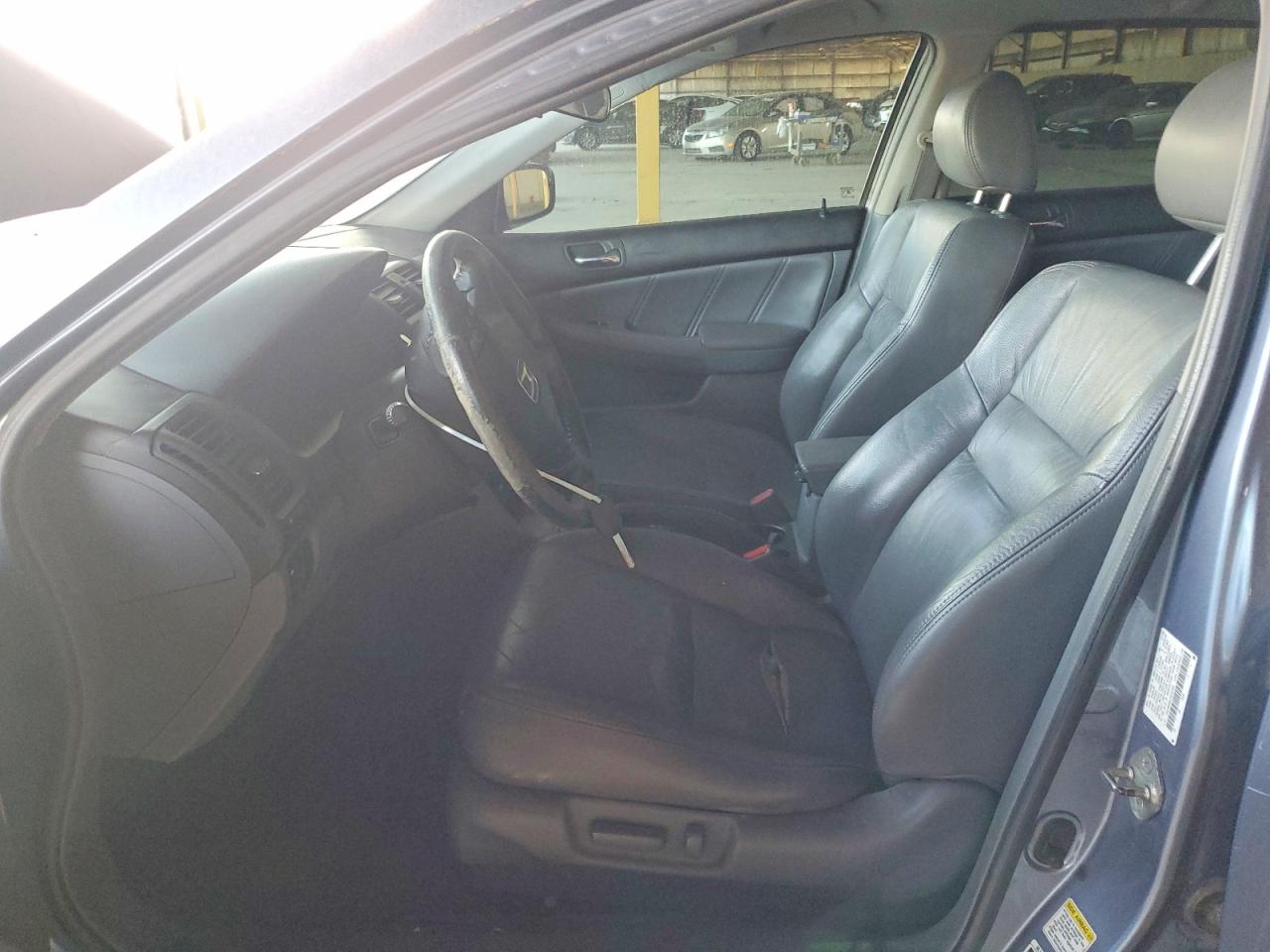 2007 Honda Accord Синий vin: 1HGCM66807A034365
