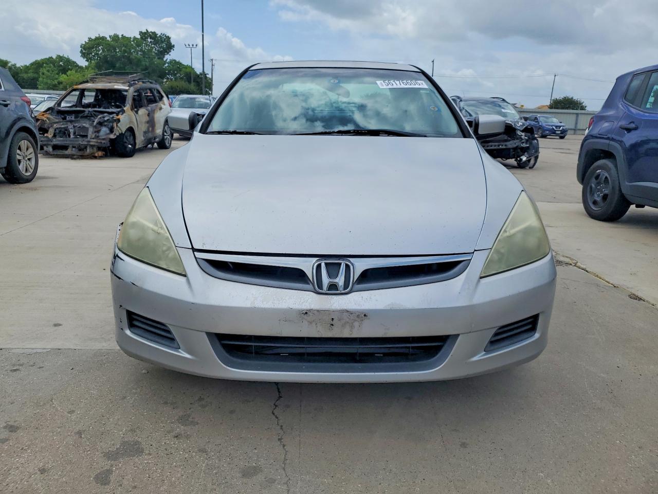 2007 Honda Accord Ex Silver vin: 1HGCM66807A073277