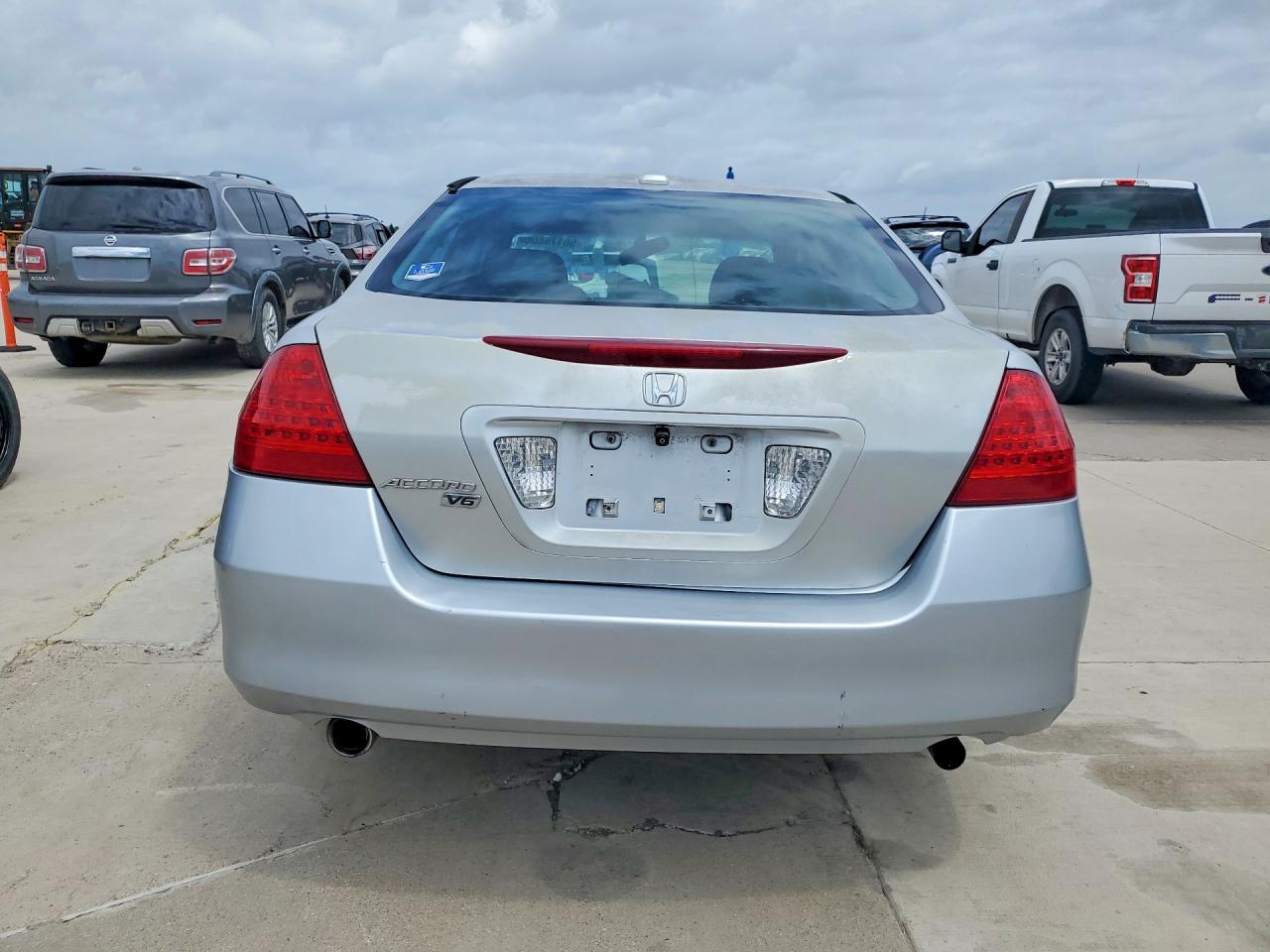2007 Honda Accord Ex Silver vin: 1HGCM66807A073277