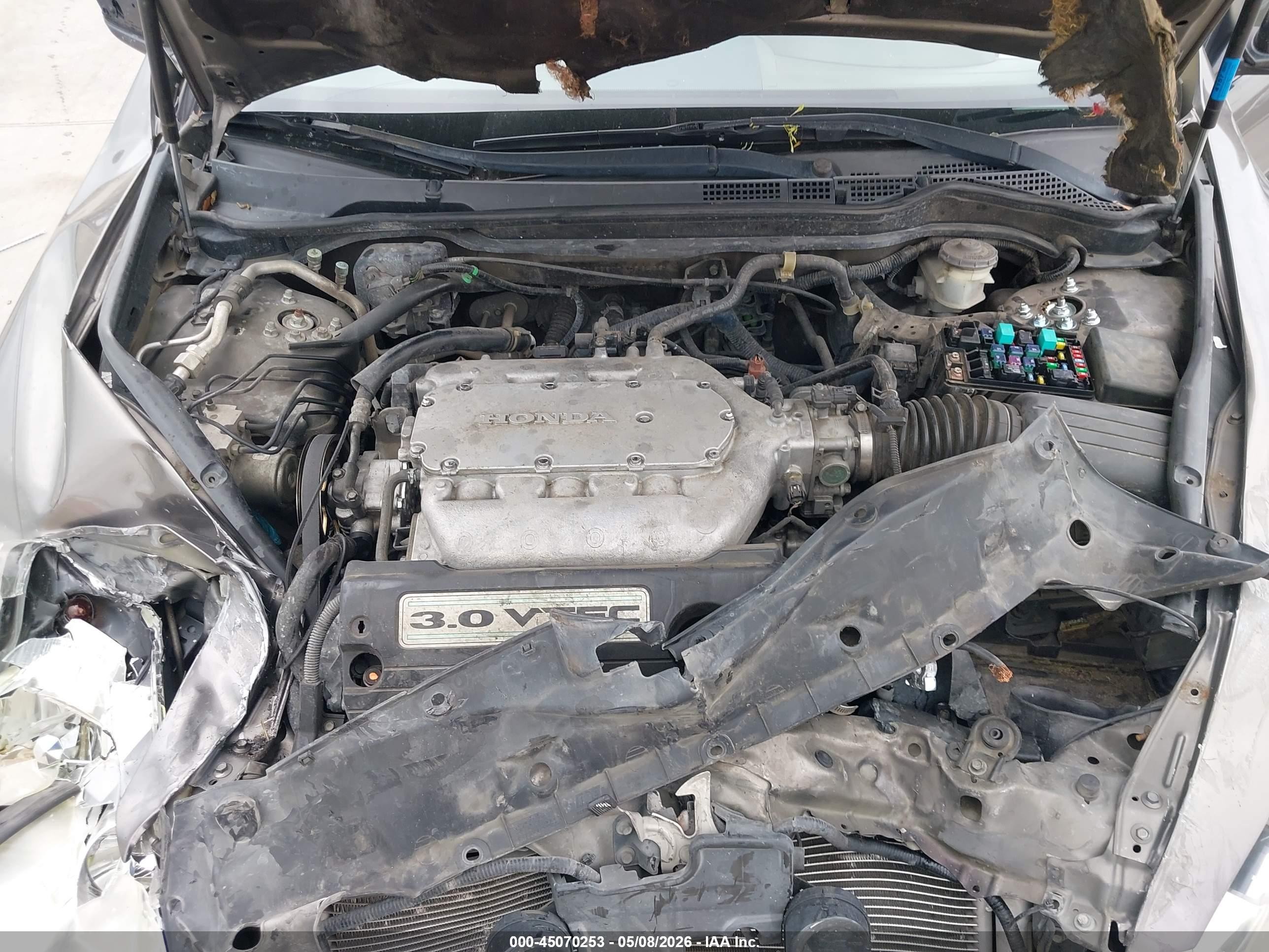 2007 Honda Accord 3.0 Ex Gray vin: 1HGCM66807A076468
