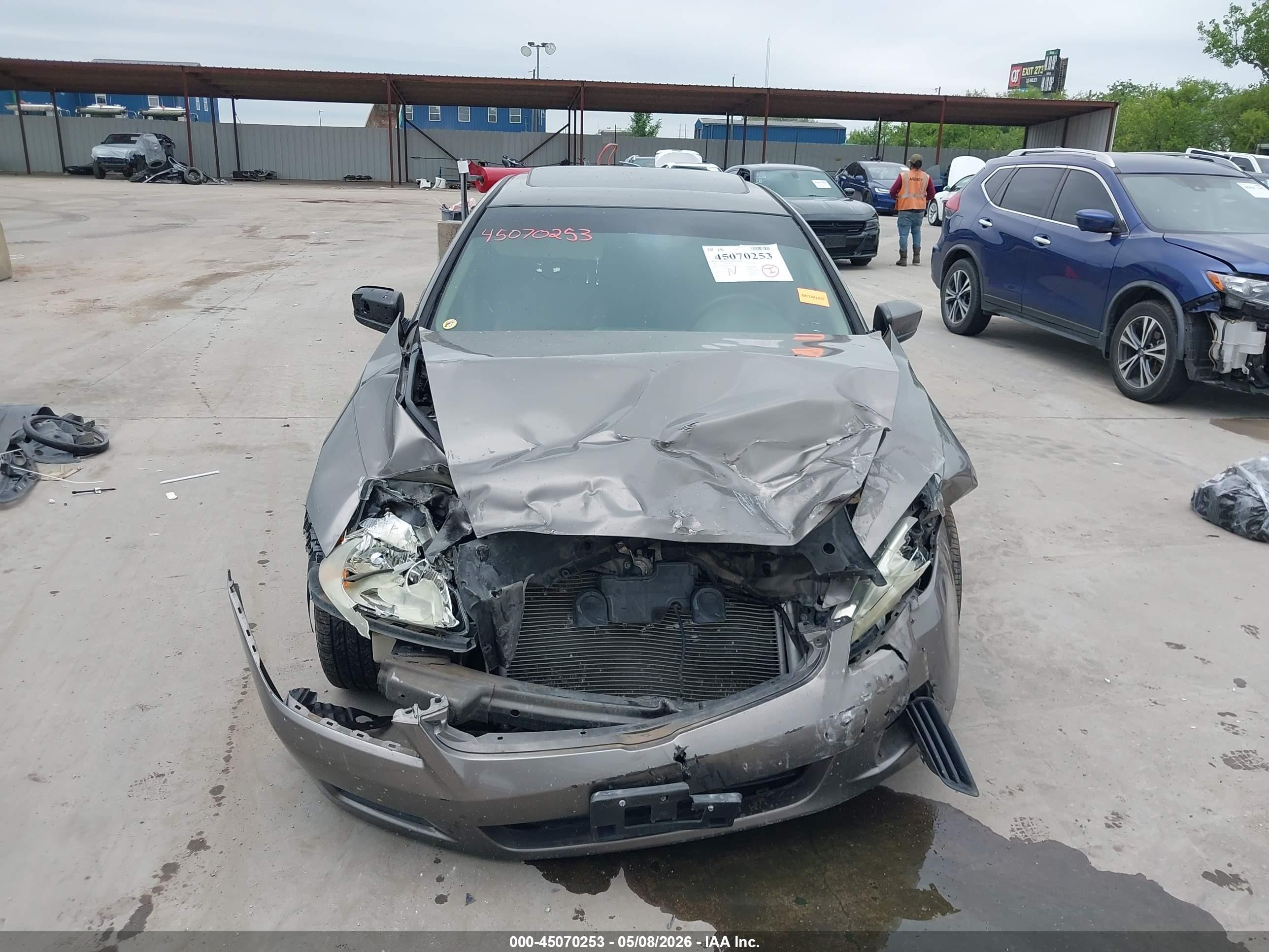 2007 Honda Accord 3.0 Ex Gray vin: 1HGCM66807A076468