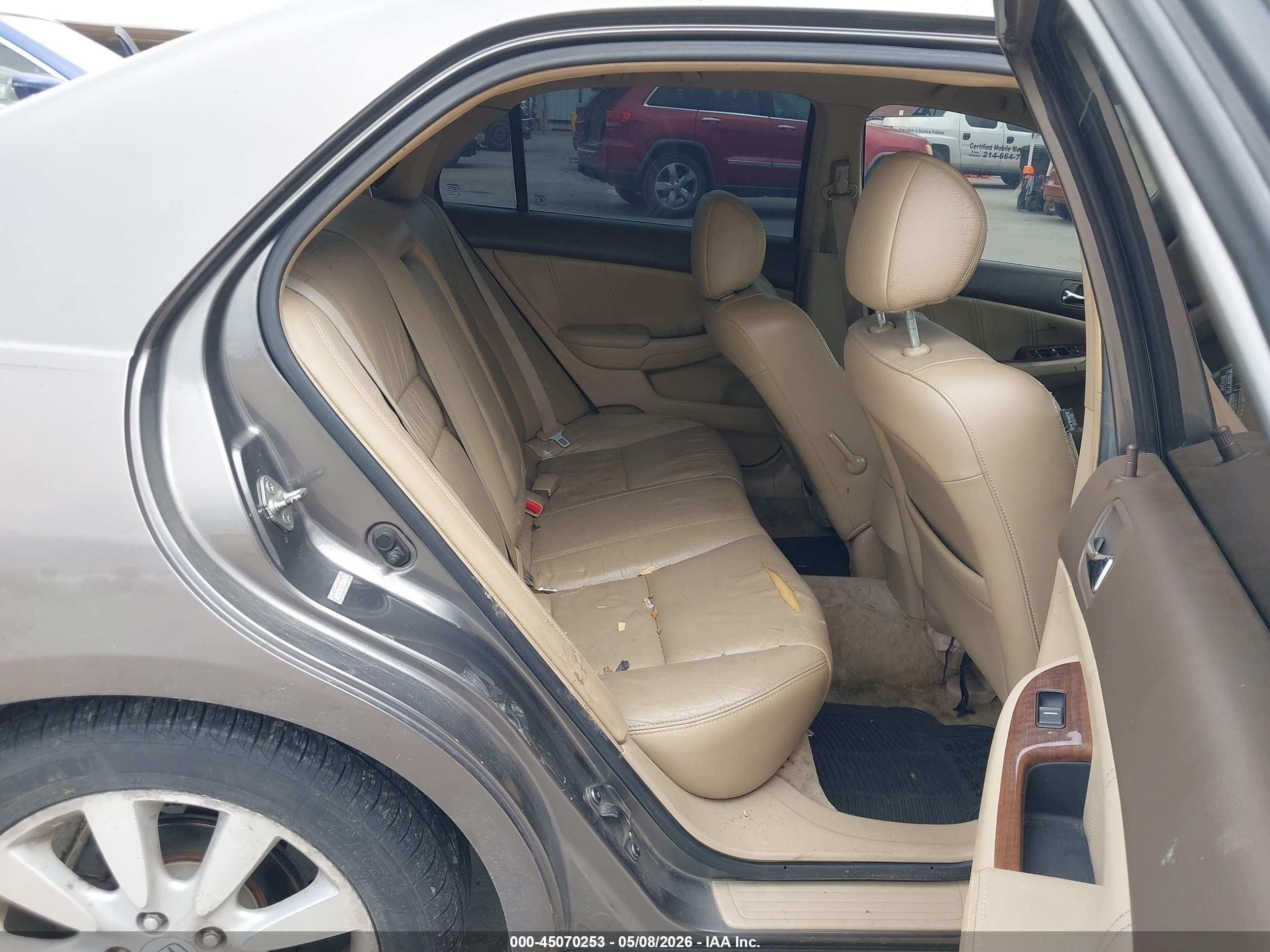 2007 Honda Accord 3.0 Ex Gray vin: 1HGCM66807A076468
