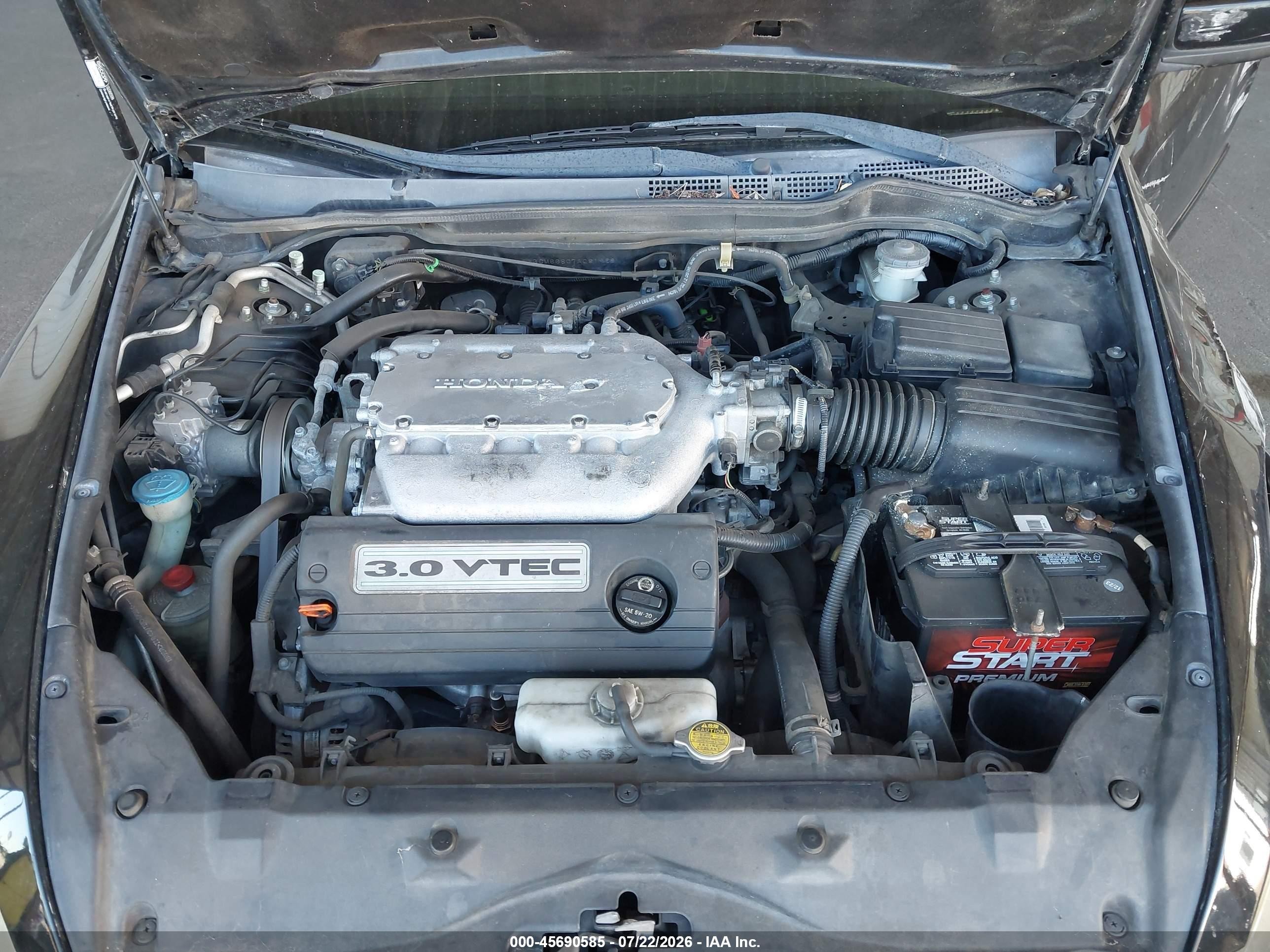 2007 Honda Accord 3.0 Ex Black vin: 1HGCM66807A081928