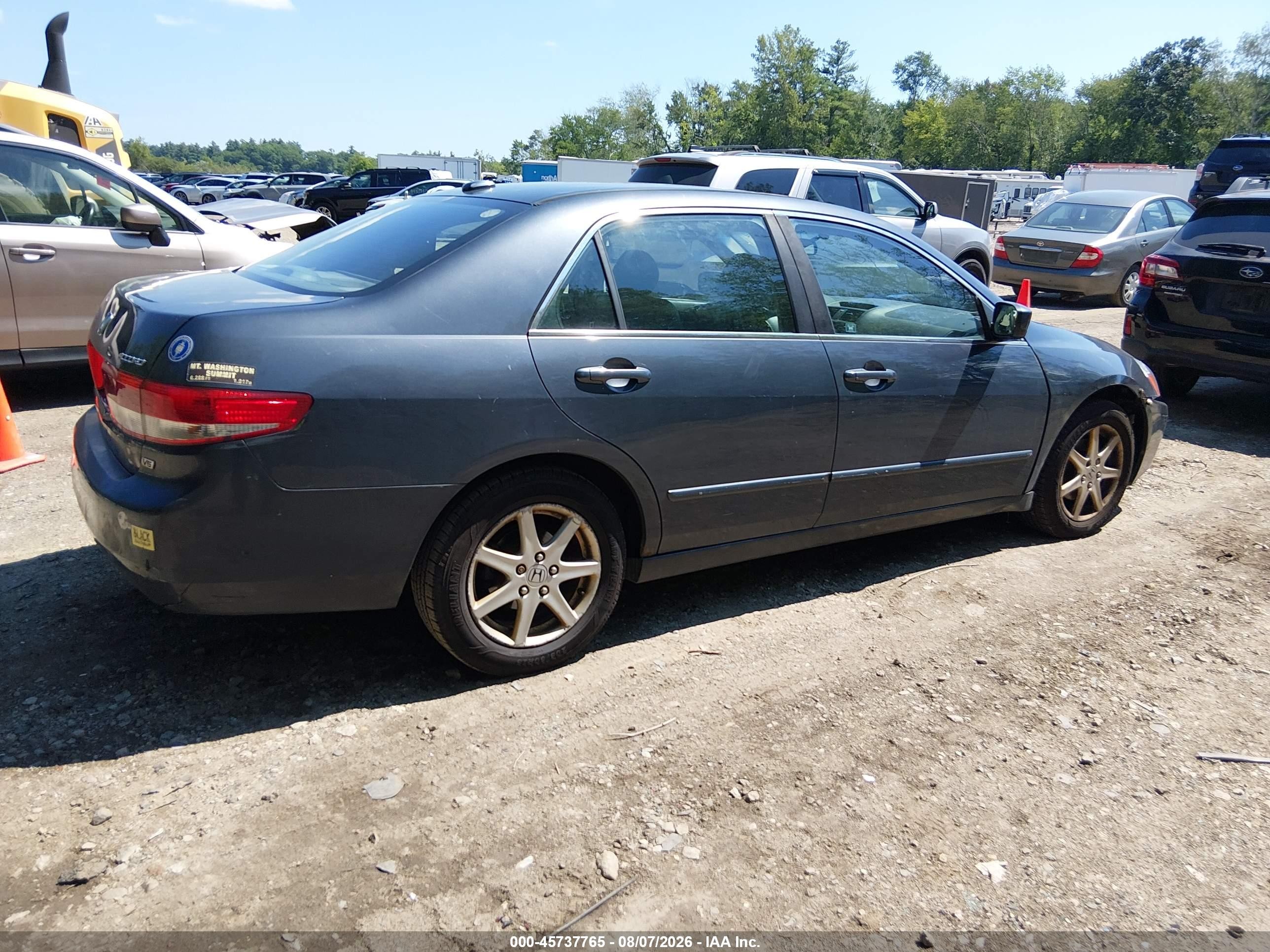 2004 Honda Accord 3.0 Ex Black vin: 1HGCM66814A036802