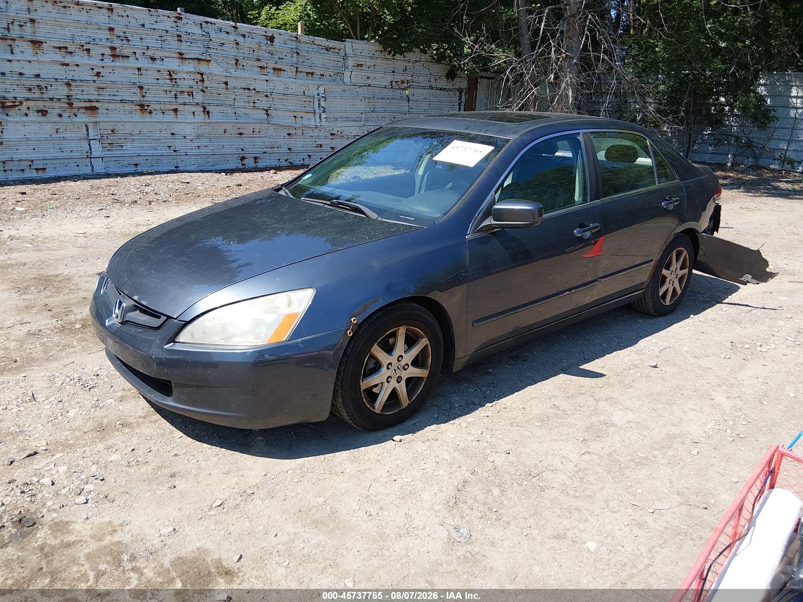 2004 Honda Accord 3.0 Ex Black vin: 1HGCM66814A036802