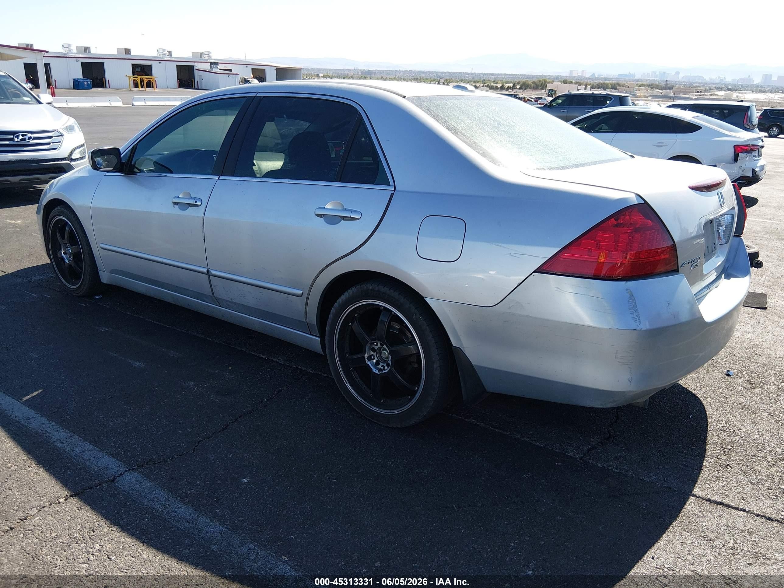2006 Honda Accord 3.0 Ex Silver vin: 1HGCM66816A008288