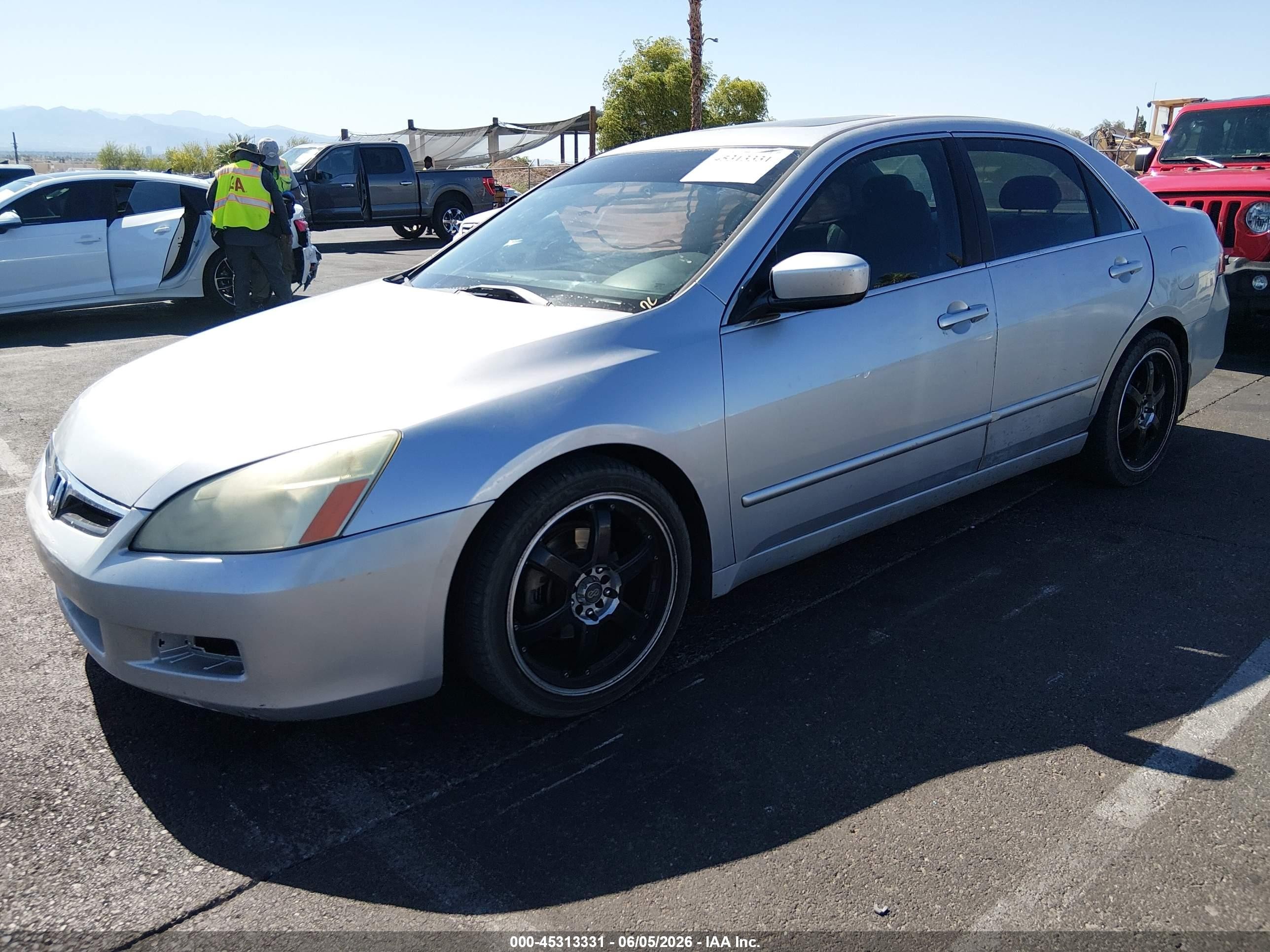 2006 Honda Accord 3.0 Ex Silver vin: 1HGCM66816A008288