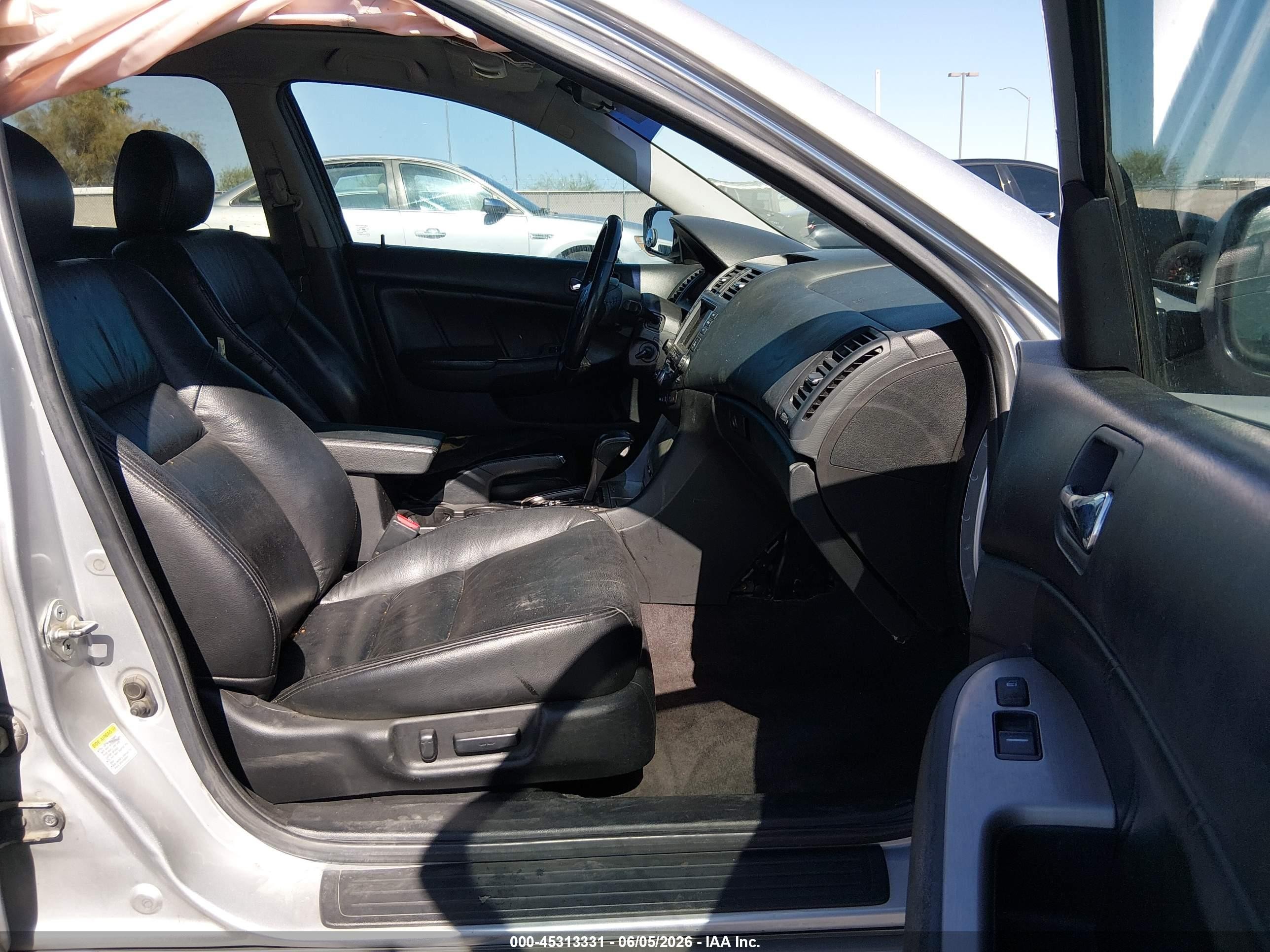 2006 Honda Accord 3.0 Ex Silver vin: 1HGCM66816A008288
