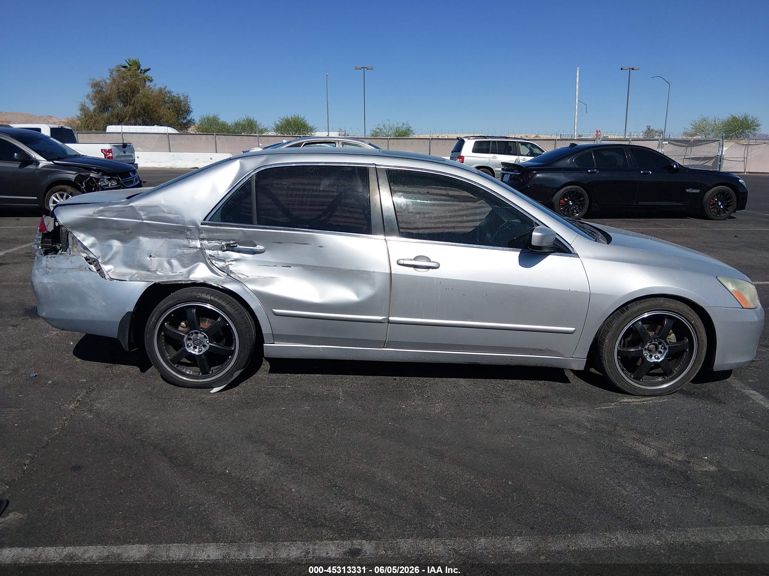 2006 Honda Accord 3.0 Ex Silver vin: 1HGCM66816A008288