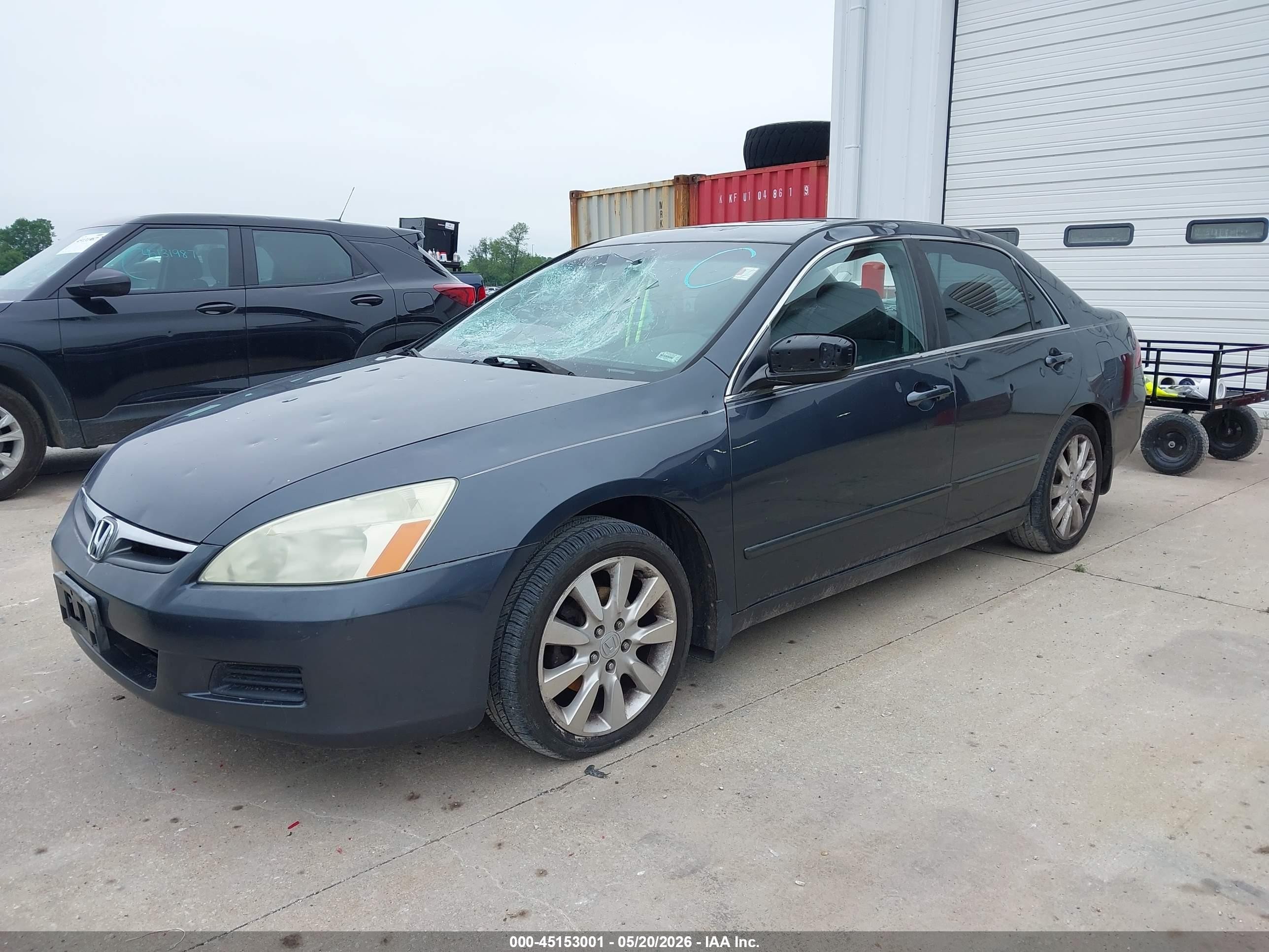 2006 Honda Accord 3.0 Ex Gray vin: 1HGCM66816A011109