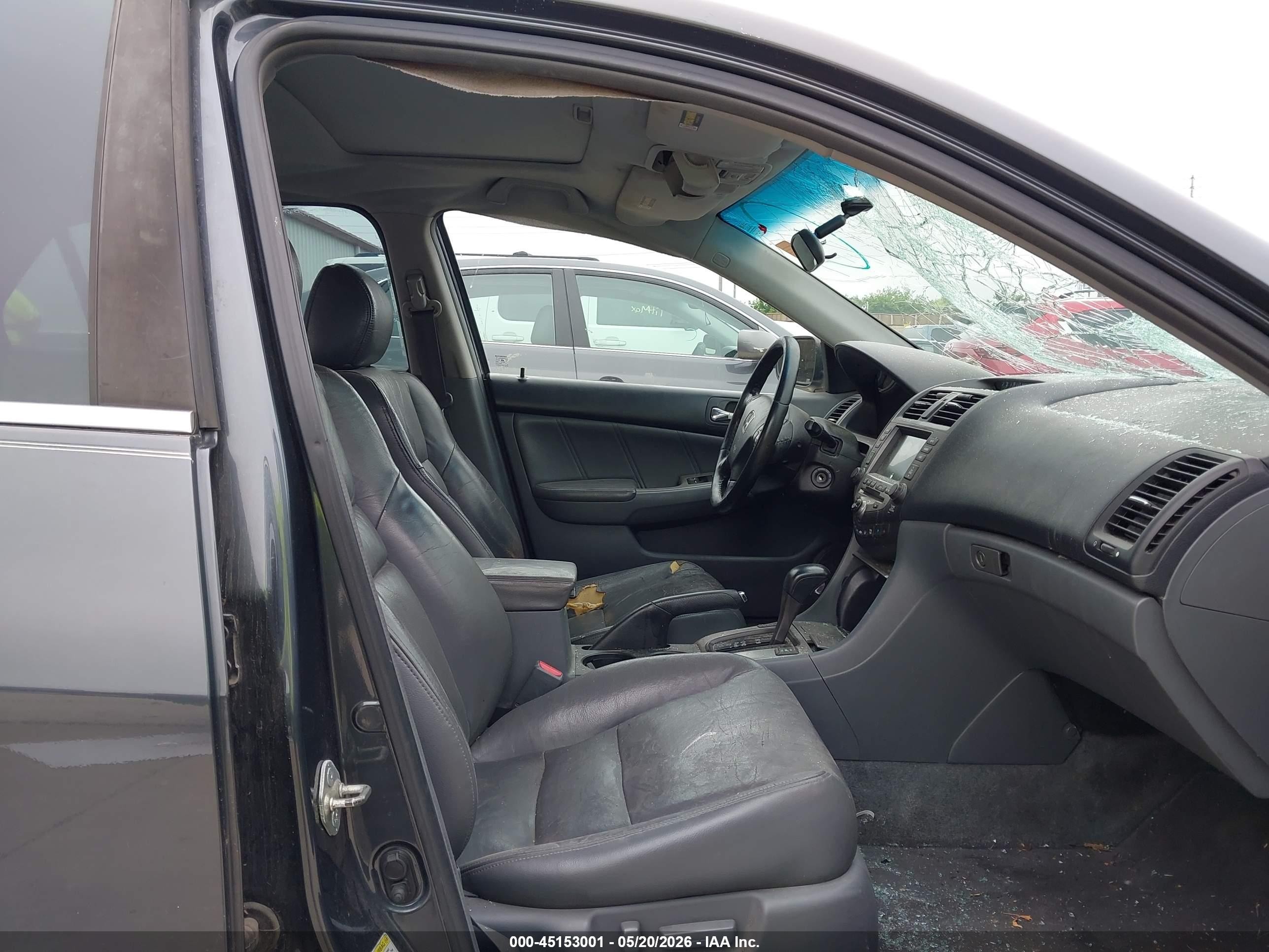 2006 Honda Accord 3.0 Ex Gray vin: 1HGCM66816A011109