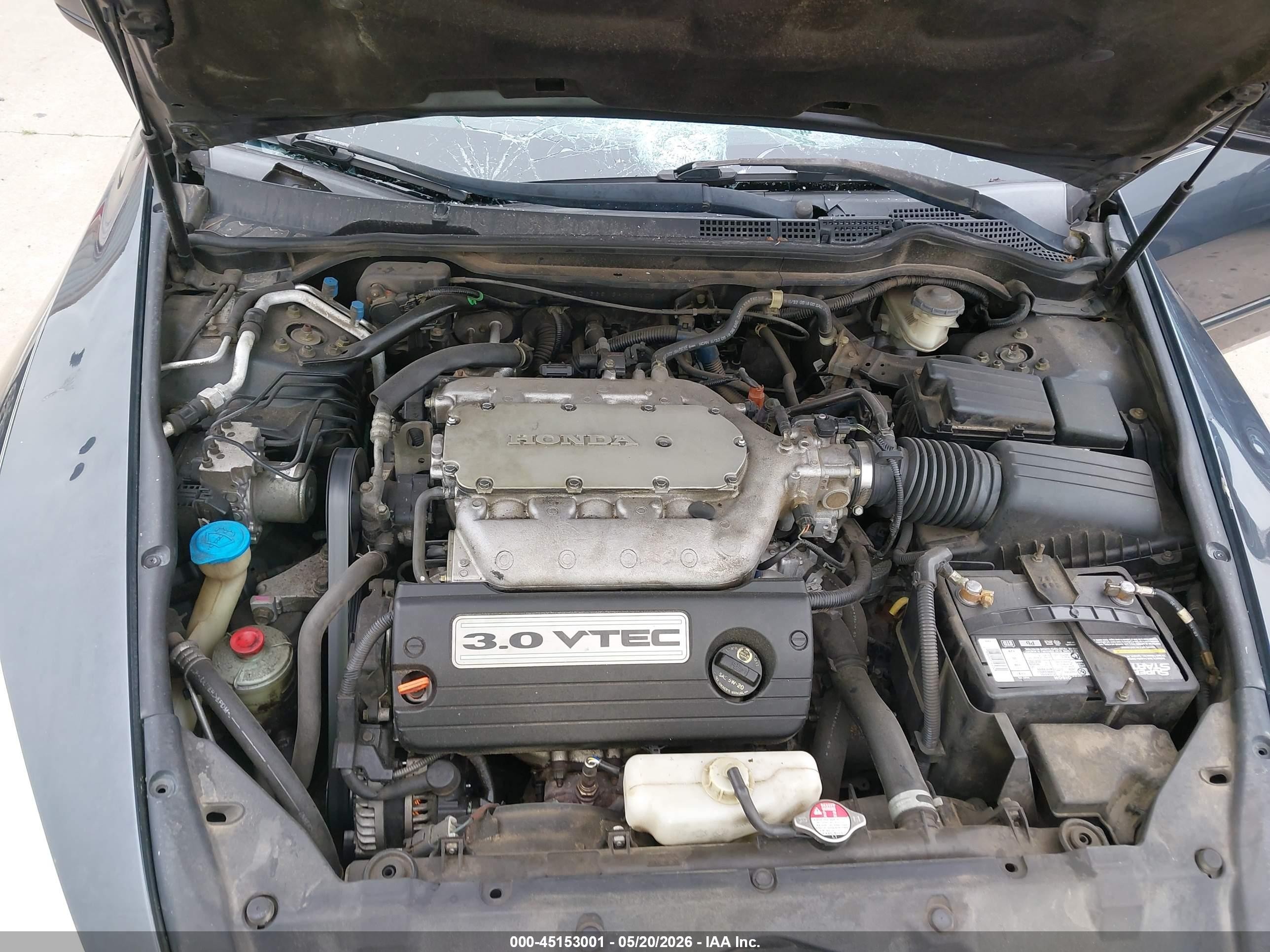2006 Honda Accord 3.0 Ex Gray vin: 1HGCM66816A011109