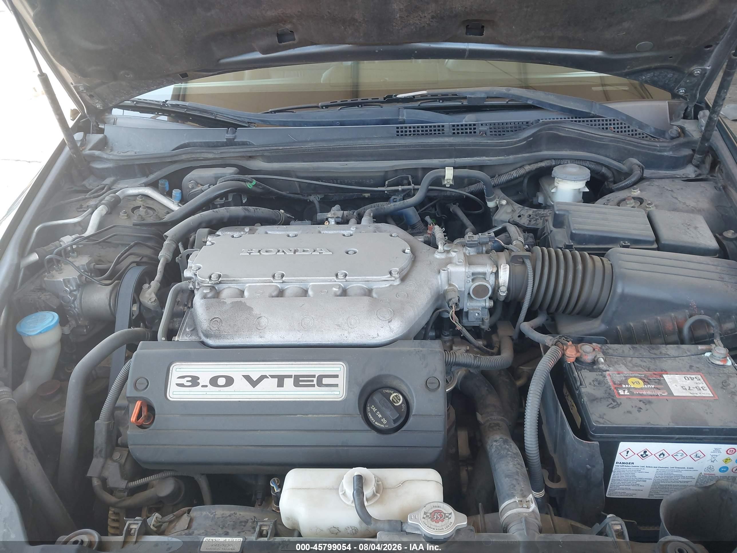 2006 Honda Accord 3.0 Ex Gold vin: 1HGCM66816A011143