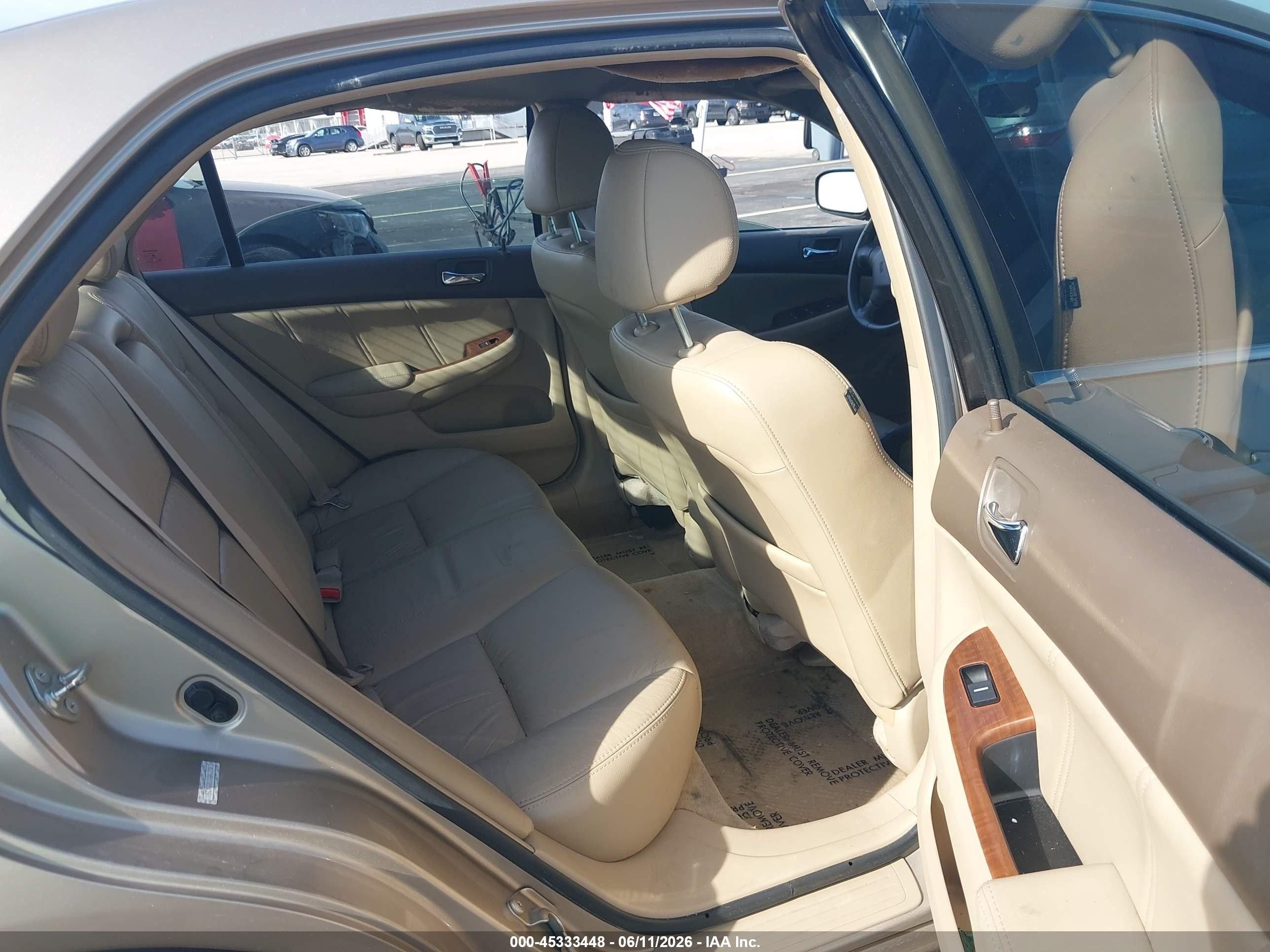2007 Honda Accord 3.0 Ex Gold vin: 1HGCM66817A041258