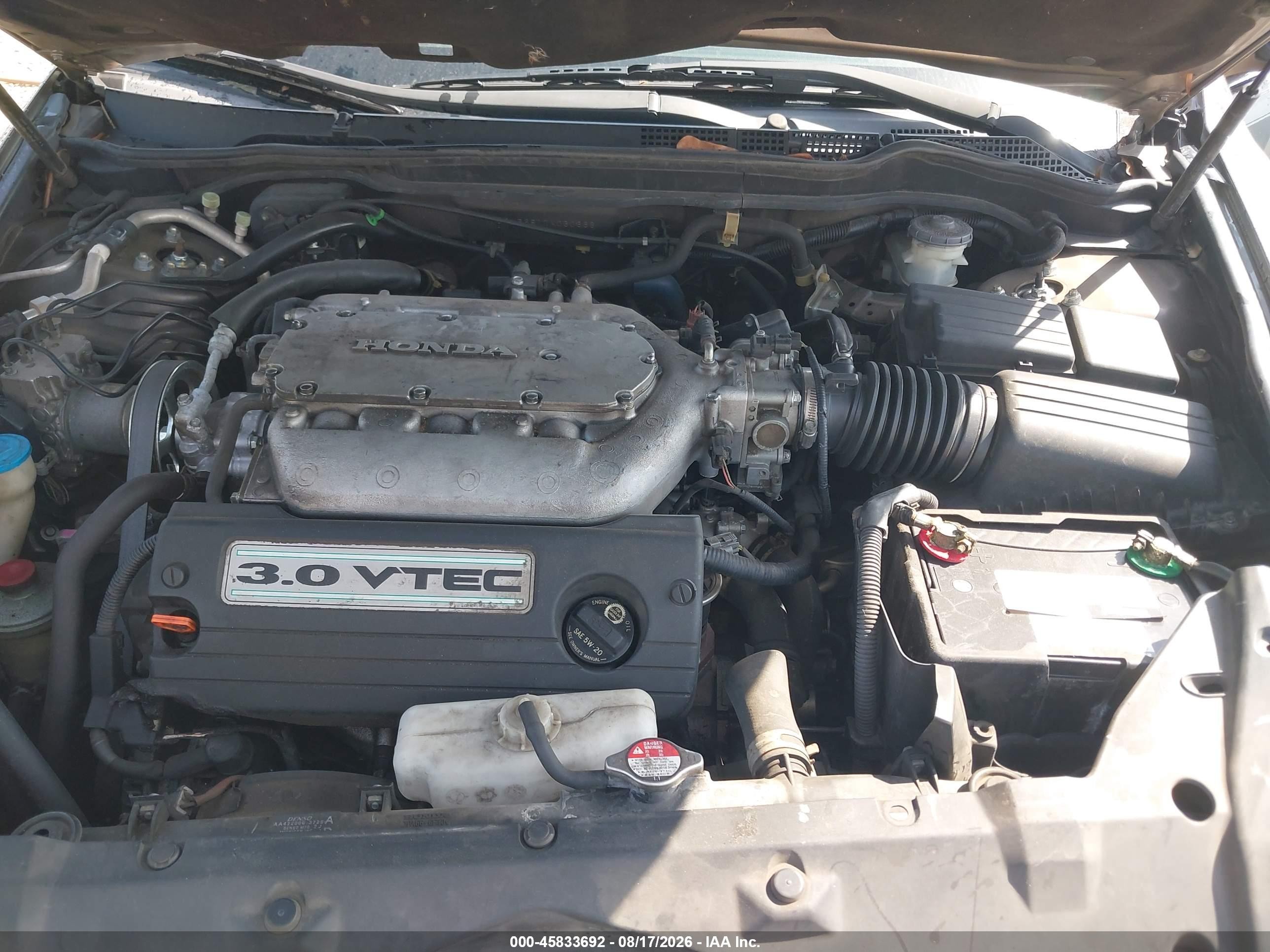 2007 Honda Accord 3.0 Ex Gray vin: 1HGCM66817A060666