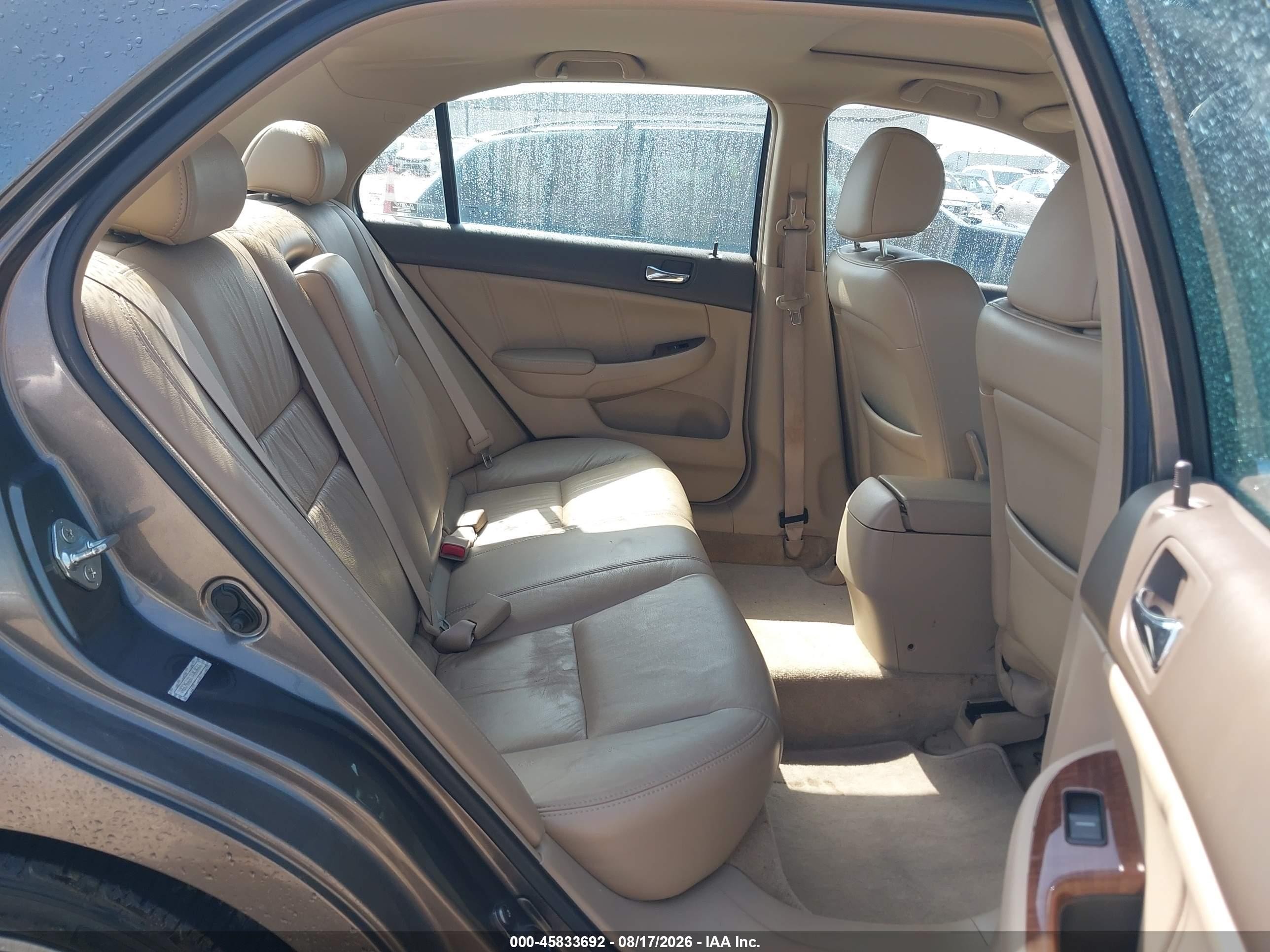 2007 Honda Accord 3.0 Ex Gray vin: 1HGCM66817A060666
