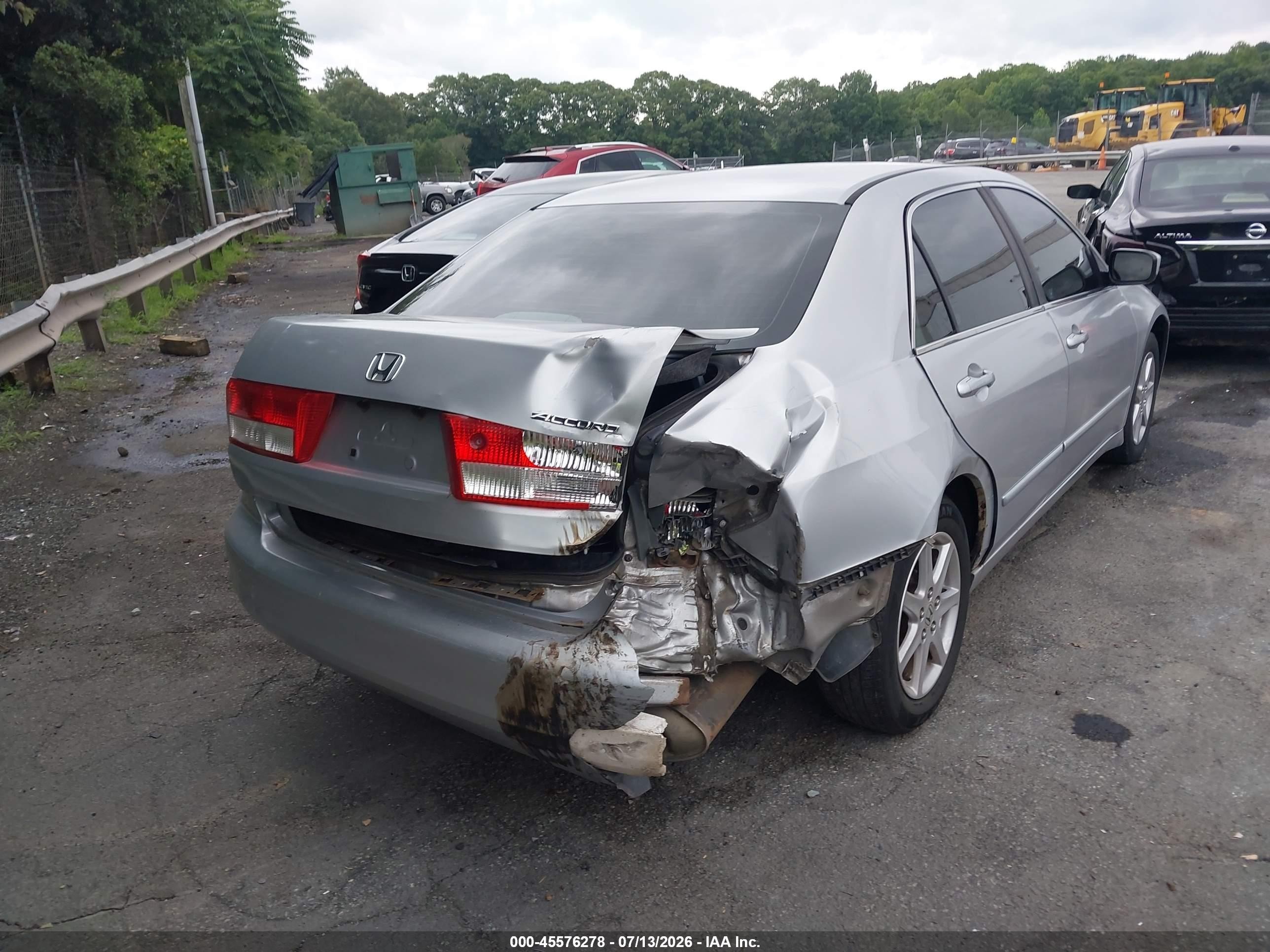 2003 Honda Accord 3.0 Ex Silver vin: 1HGCM66823A035401