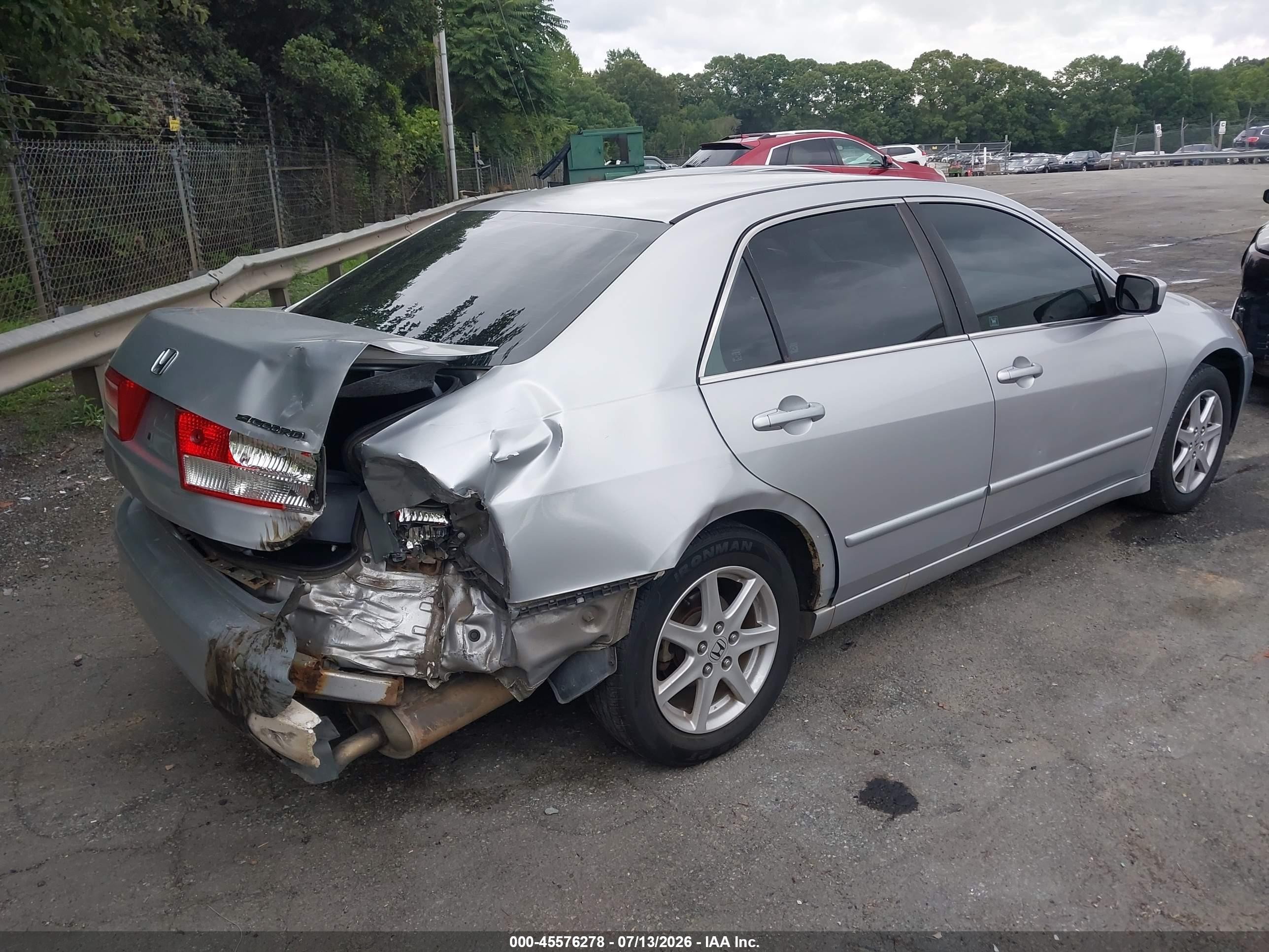 2003 Honda Accord 3.0 Ex Silver vin: 1HGCM66823A035401