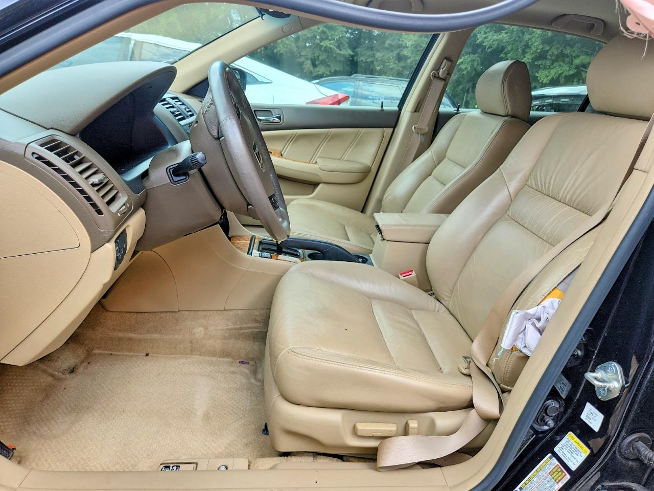 2004 Honda Accord Ex Black vin: 1HGCM66824A052698