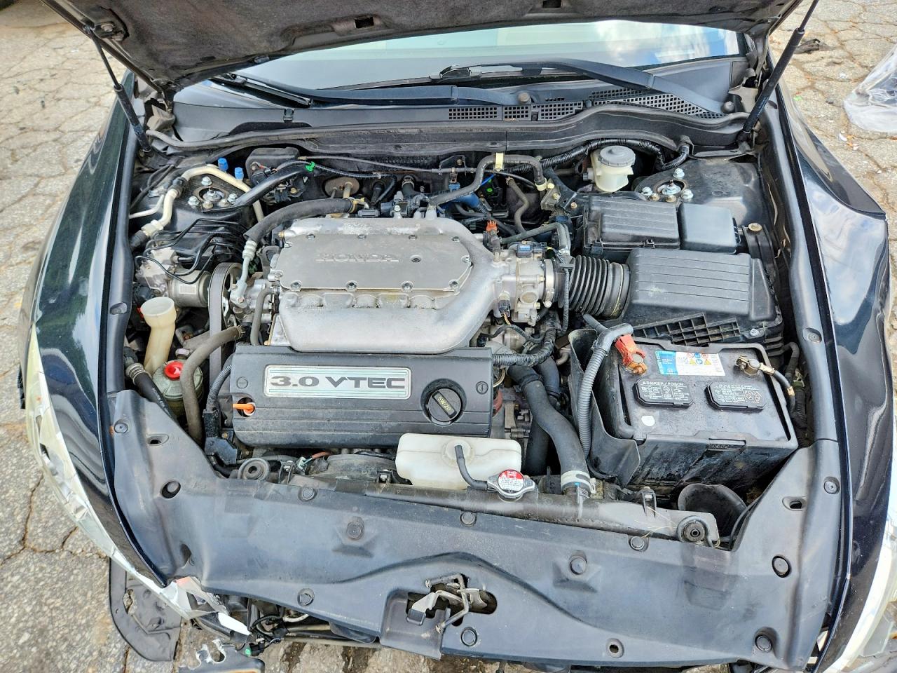 2004 Honda Accord Ex Black vin: 1HGCM66824A052698