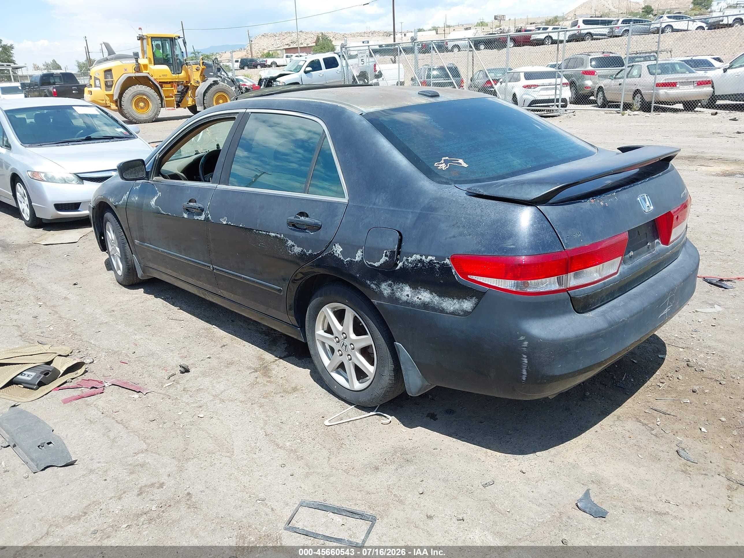 2004 Honda Accord 3.0 Ex Черный vin: 1HGCM66824A066083