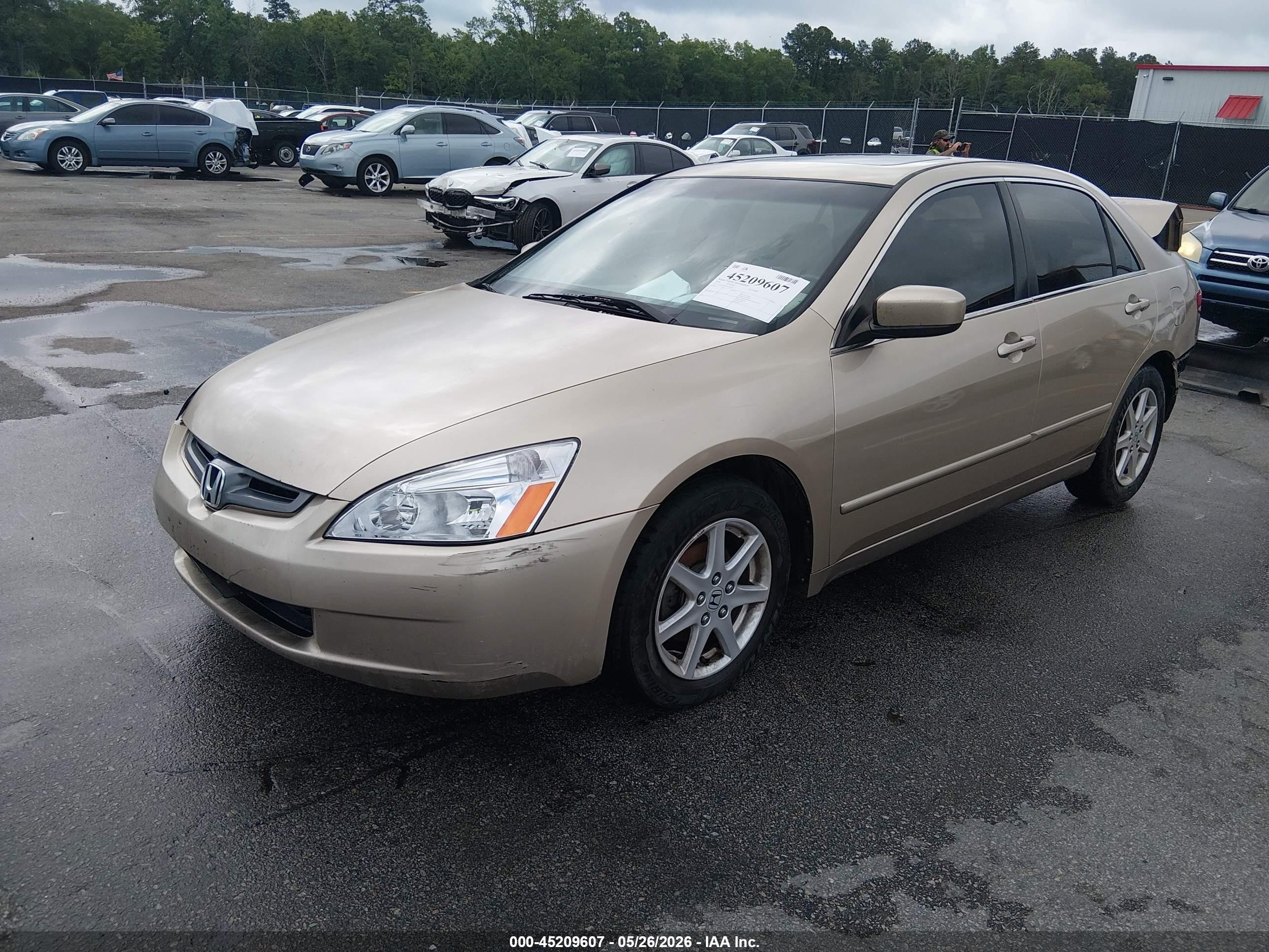 2004 Honda Accord 3.0 Ex Gold vin: 1HGCM66824A066214