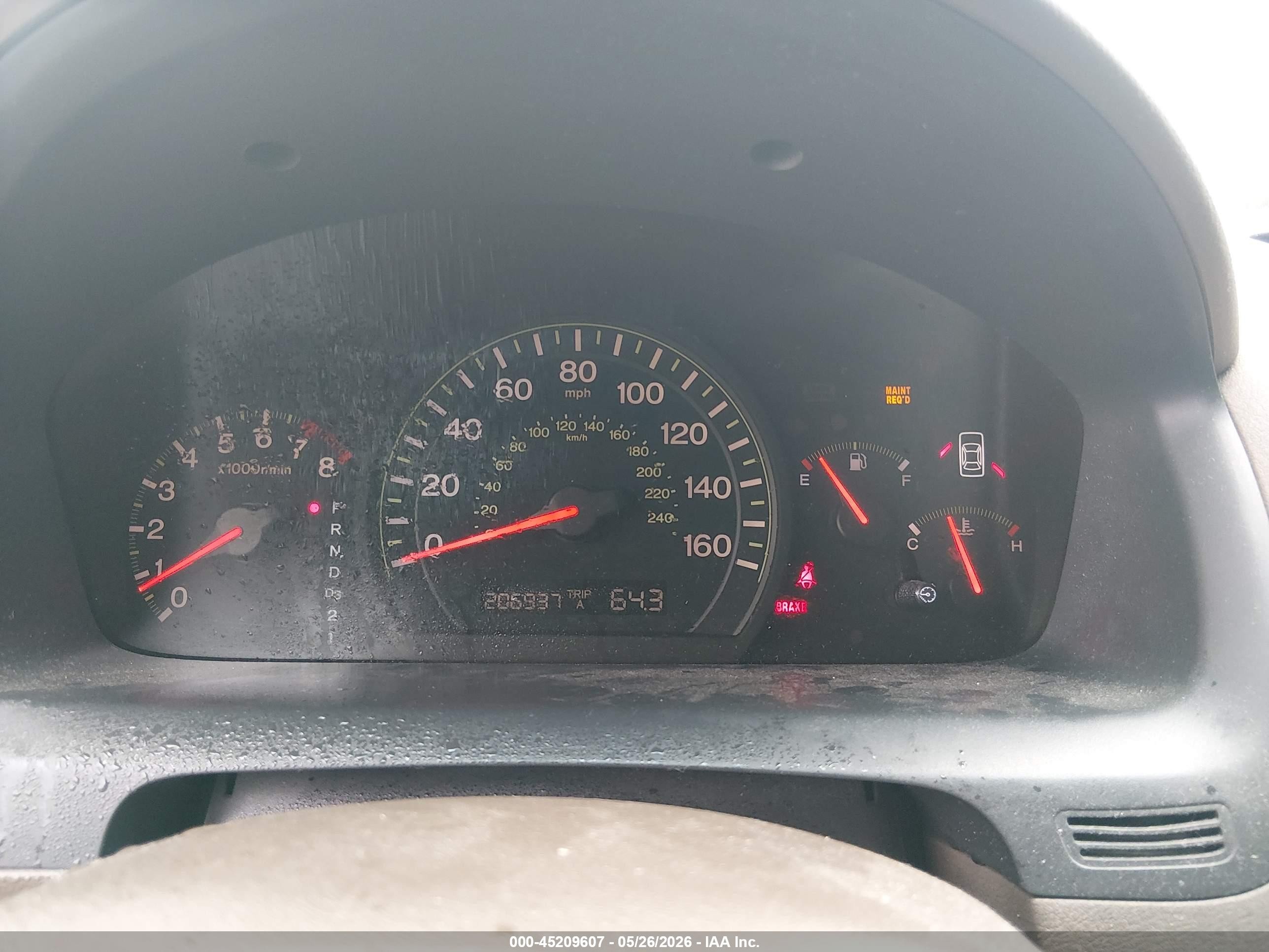 2004 Honda Accord 3.0 Ex Gold vin: 1HGCM66824A066214