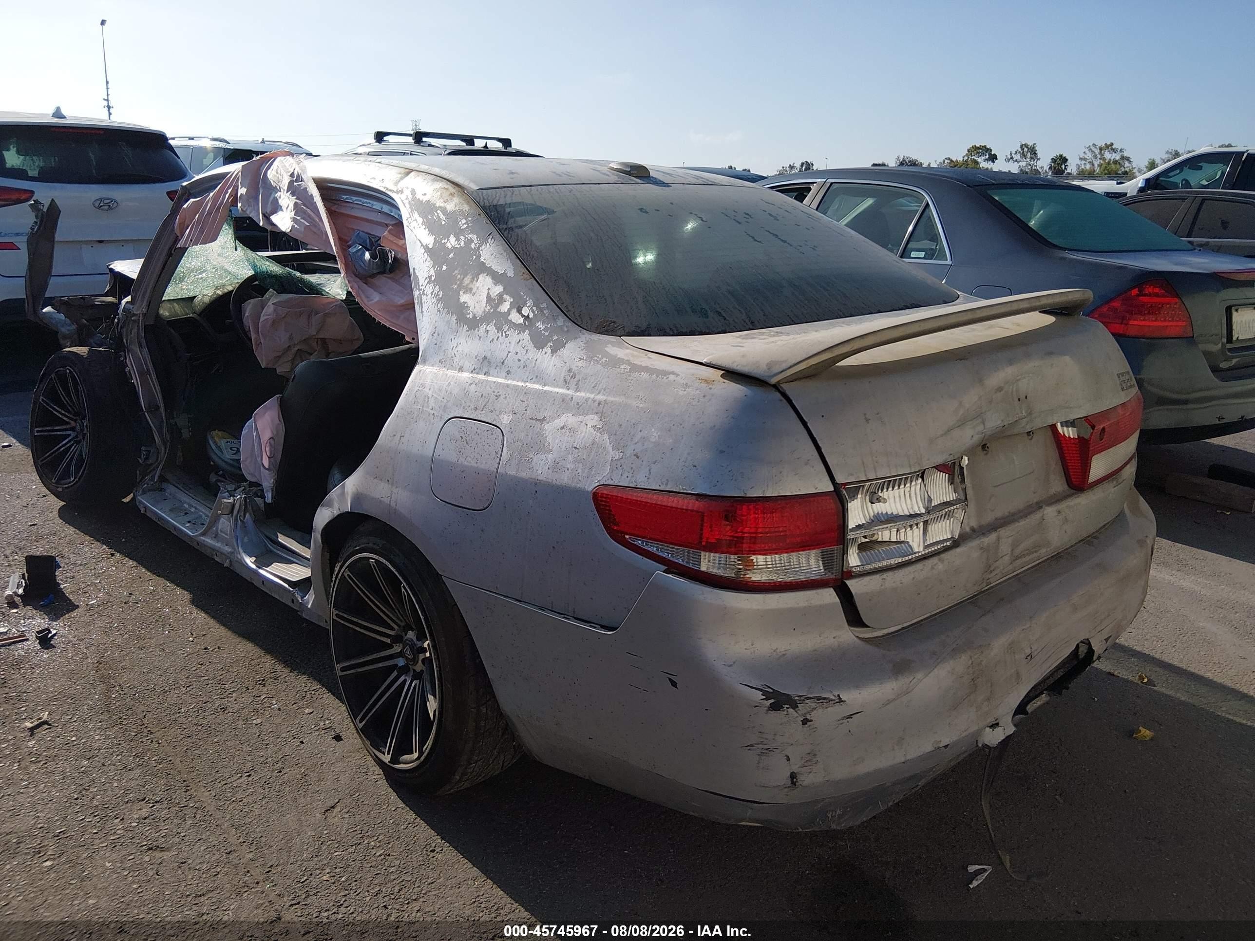 2004 Honda Accord 3.0 Ex Silver vin: 1HGCM66824A069436