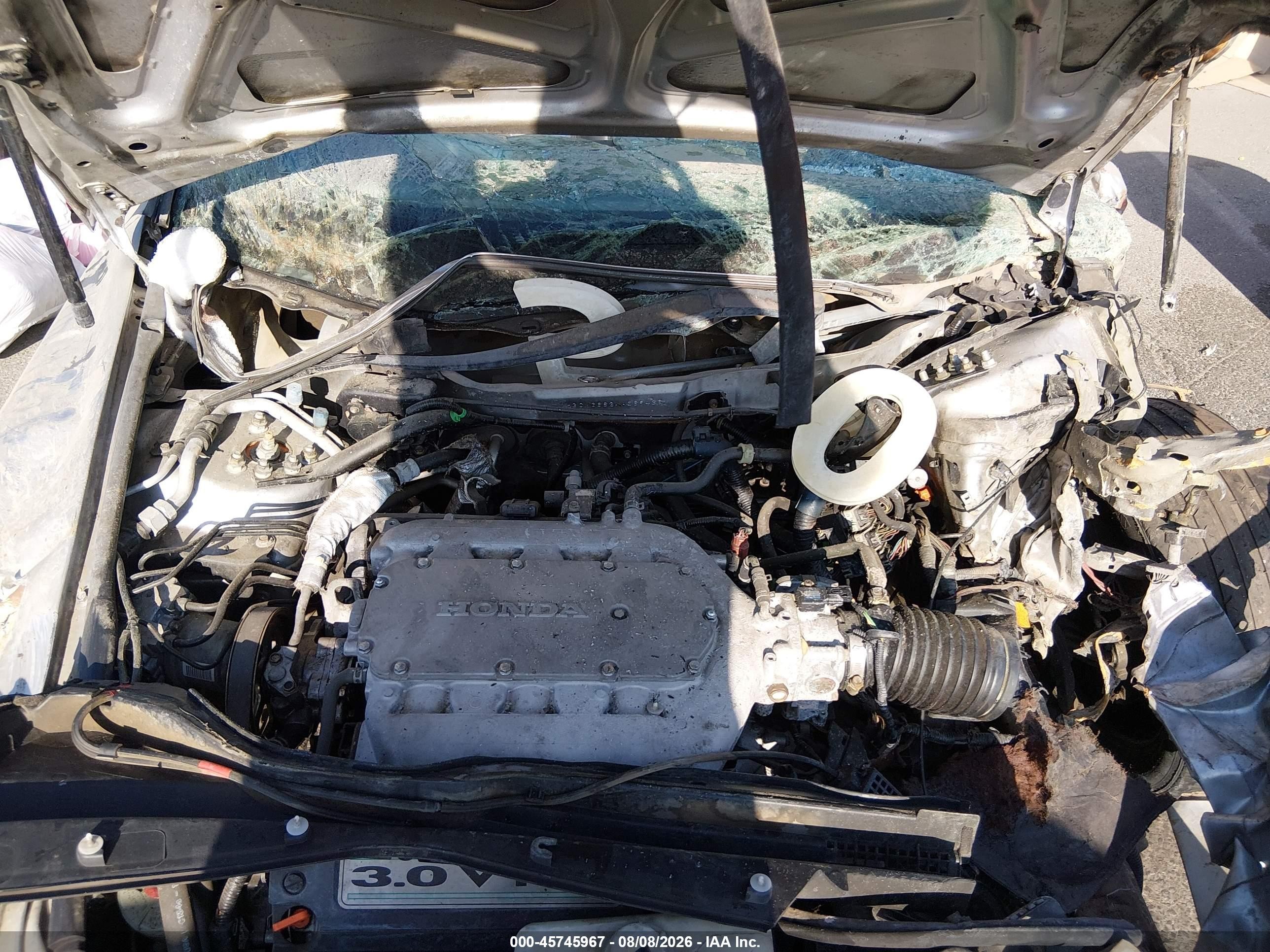 2004 Honda Accord 3.0 Ex Silver vin: 1HGCM66824A069436