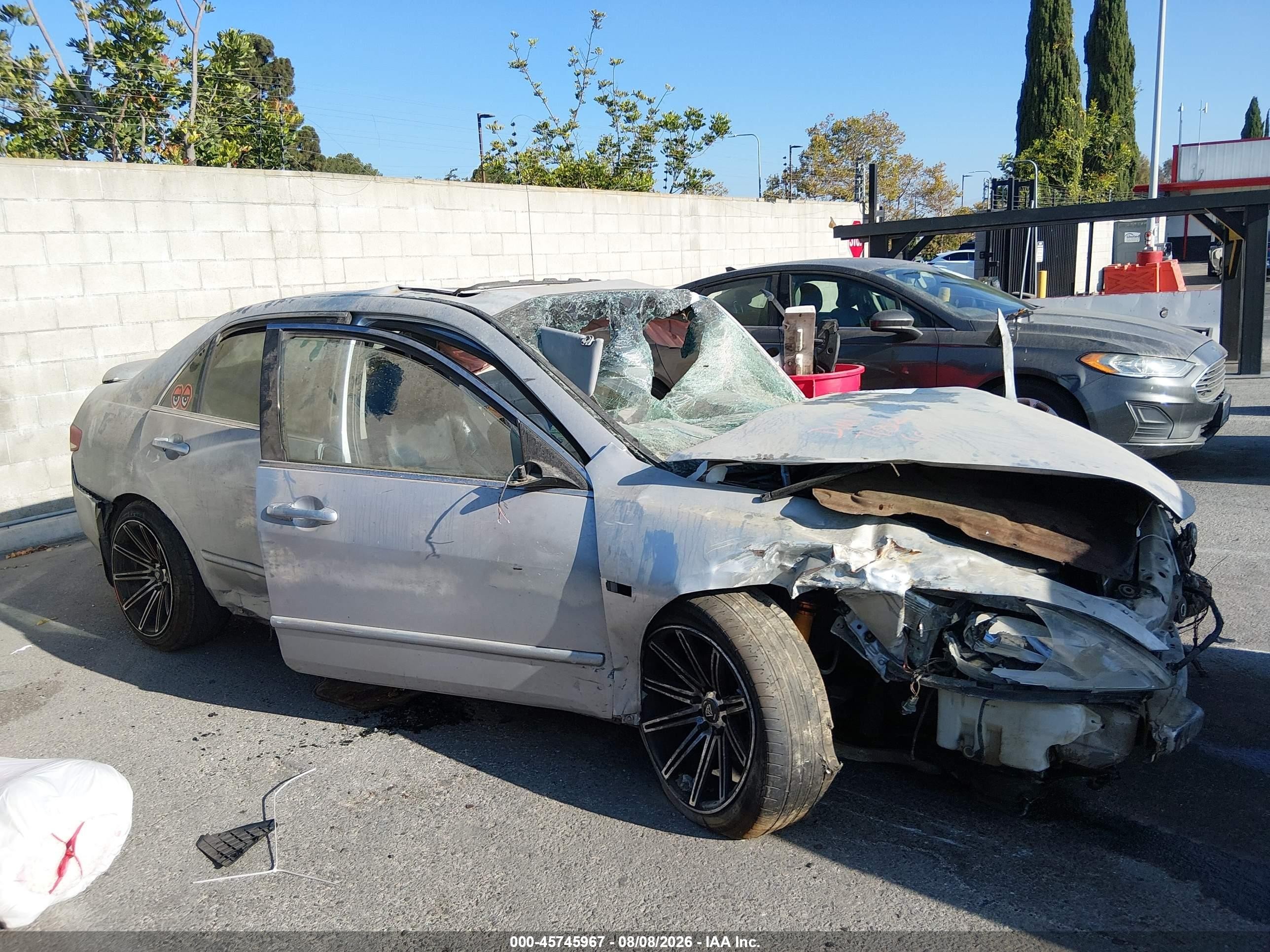 2004 Honda Accord 3.0 Ex Silver vin: 1HGCM66824A069436