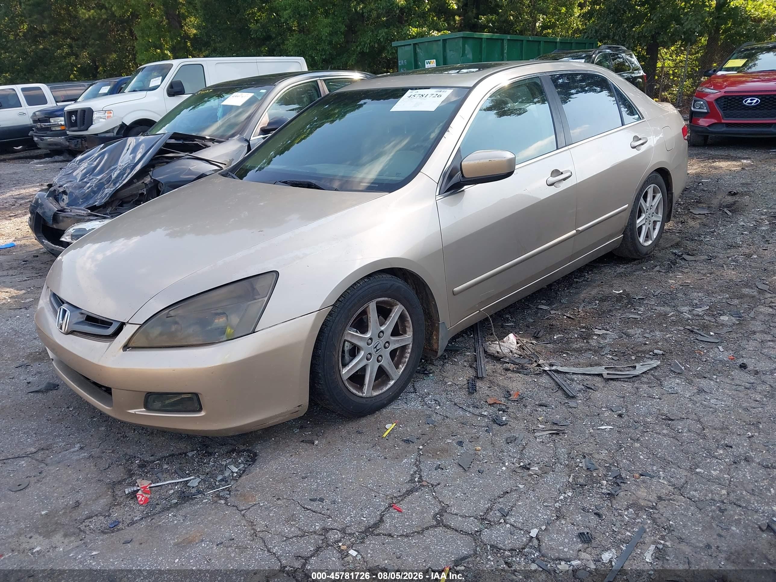 2004 Honda Accord 3.0 Ex Золотой vin: 1HGCM66824A075981