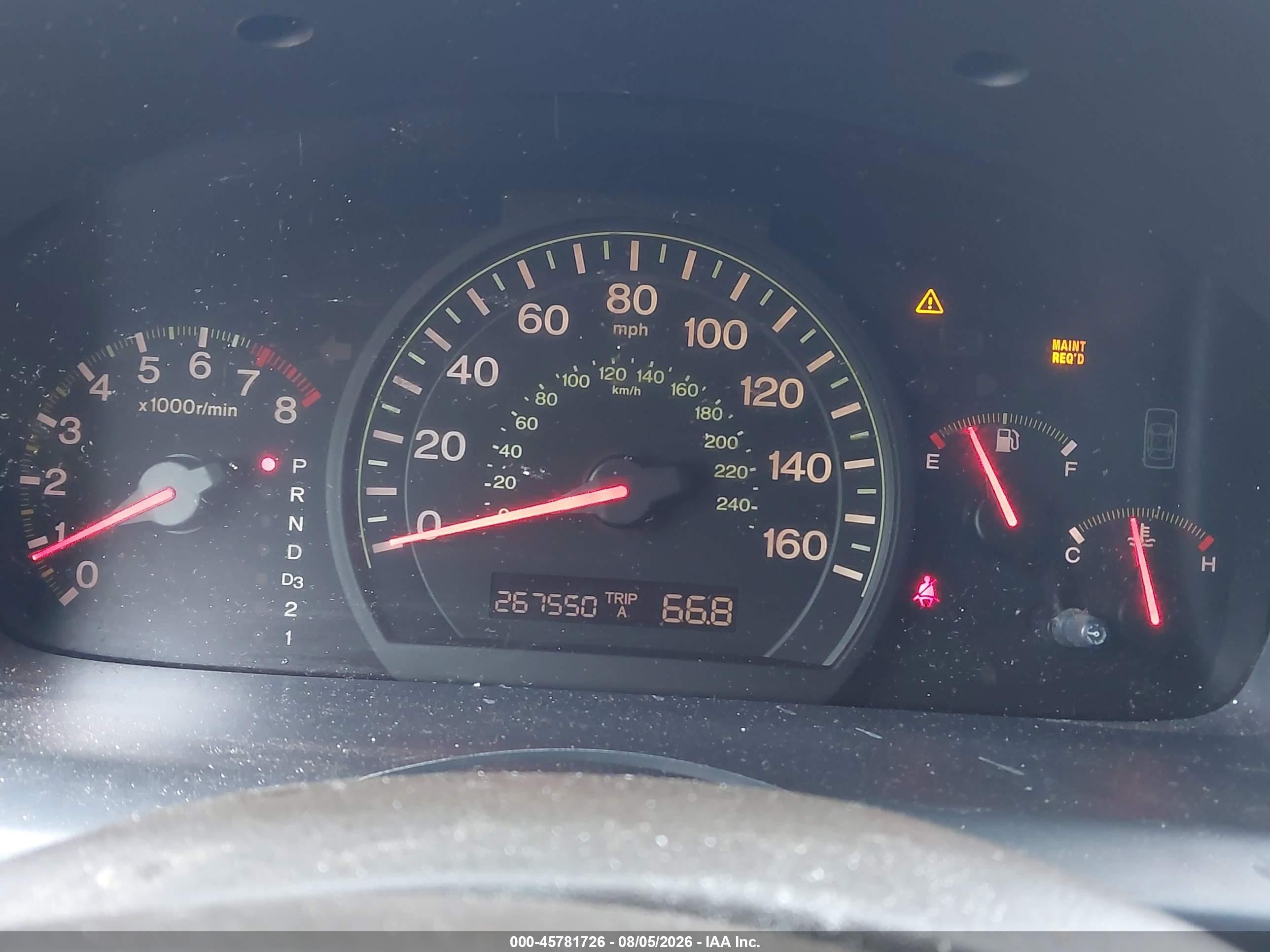 2004 Honda Accord 3.0 Ex Золотой vin: 1HGCM66824A075981