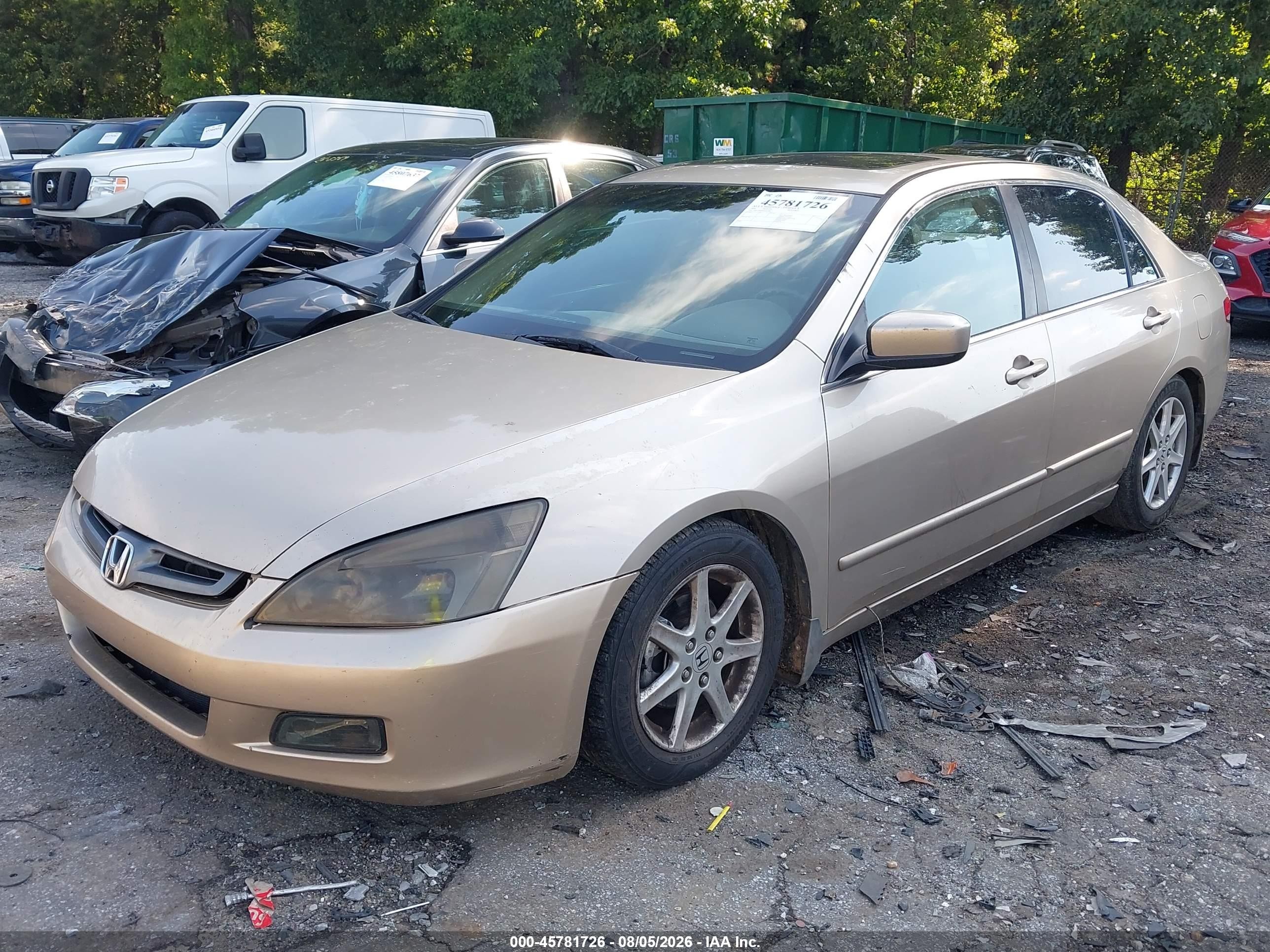 2004 Honda Accord 3.0 Ex Золотой vin: 1HGCM66824A075981