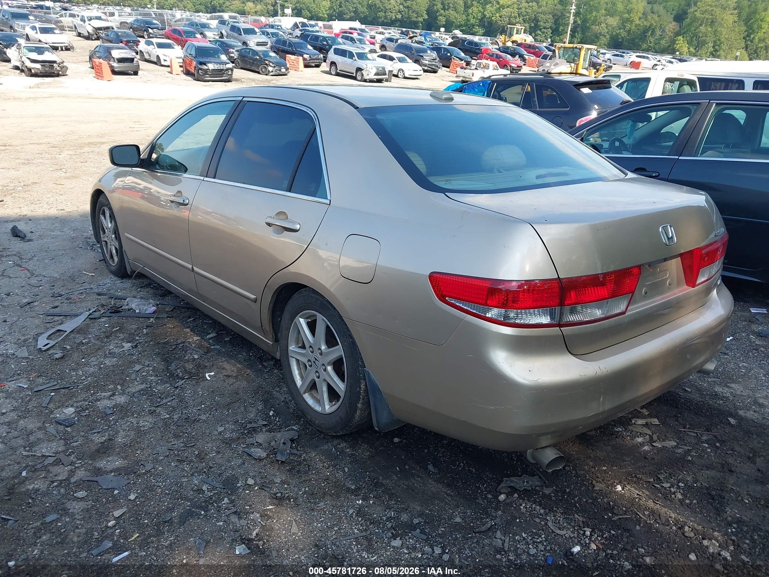 2004 Honda Accord 3.0 Ex Золотой vin: 1HGCM66824A075981