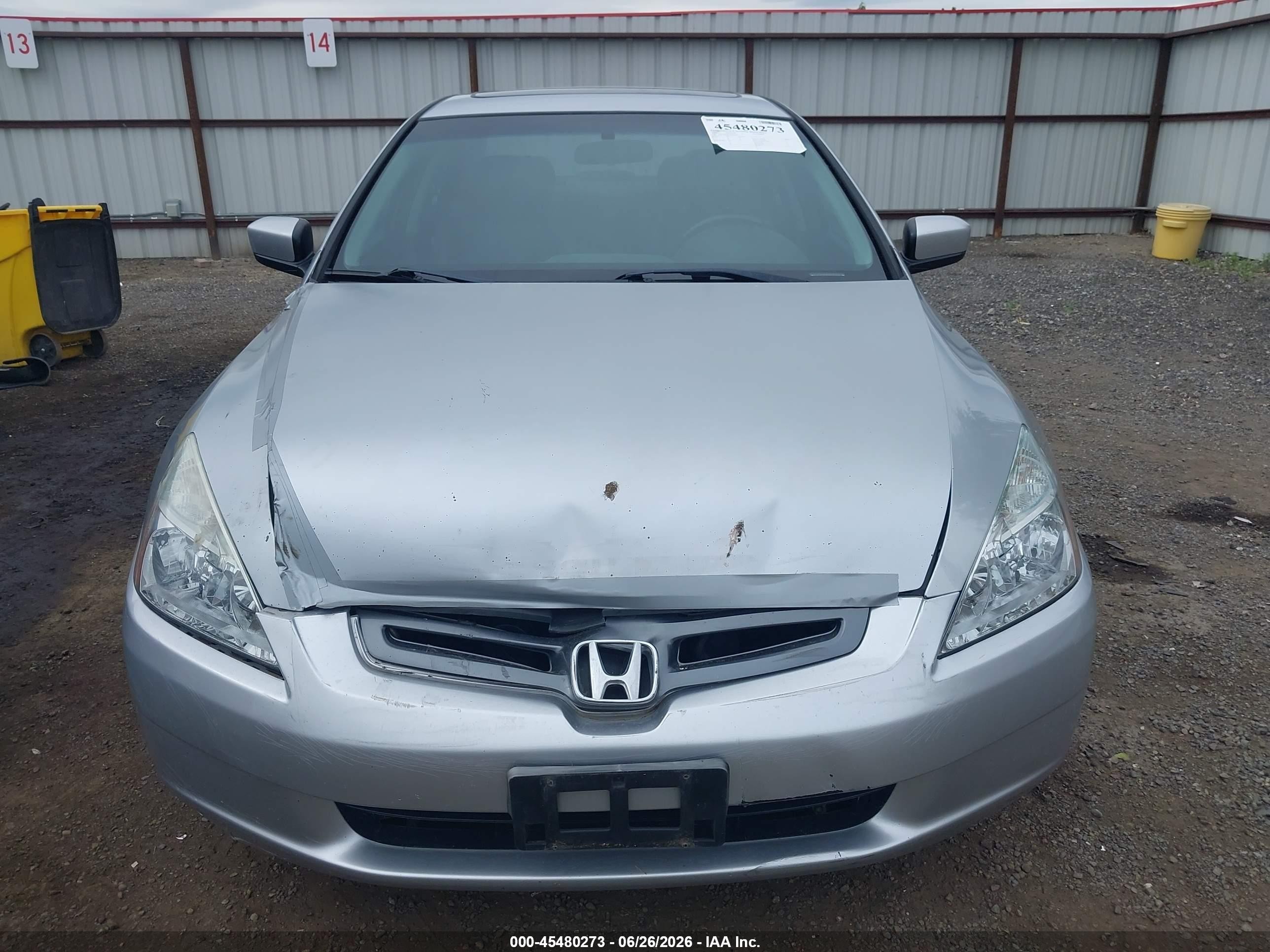 2004 Honda Accord 3.0 Ex Silver vin: 1HGCM66824A085099