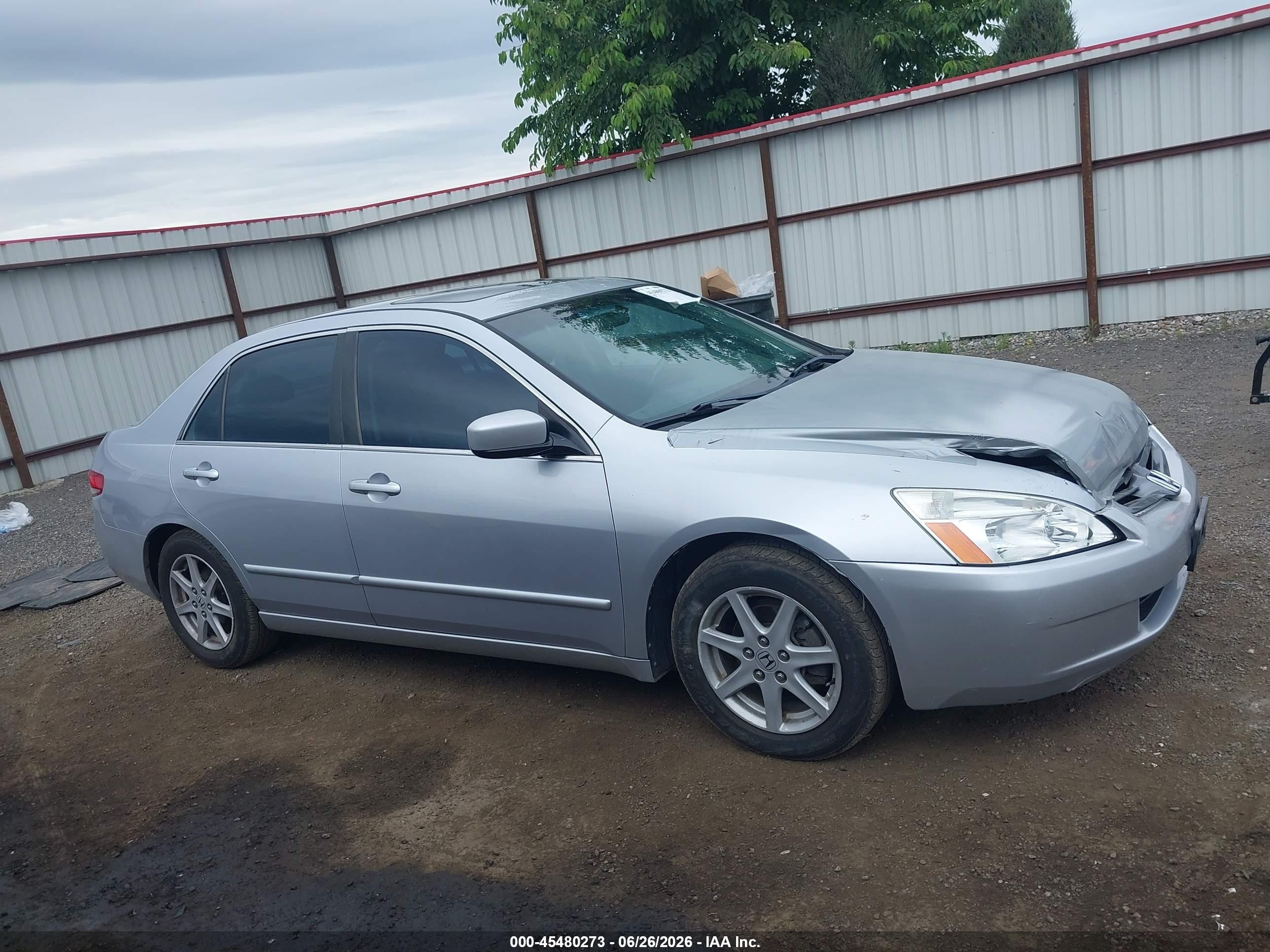 2004 Honda Accord 3.0 Ex Silver vin: 1HGCM66824A085099