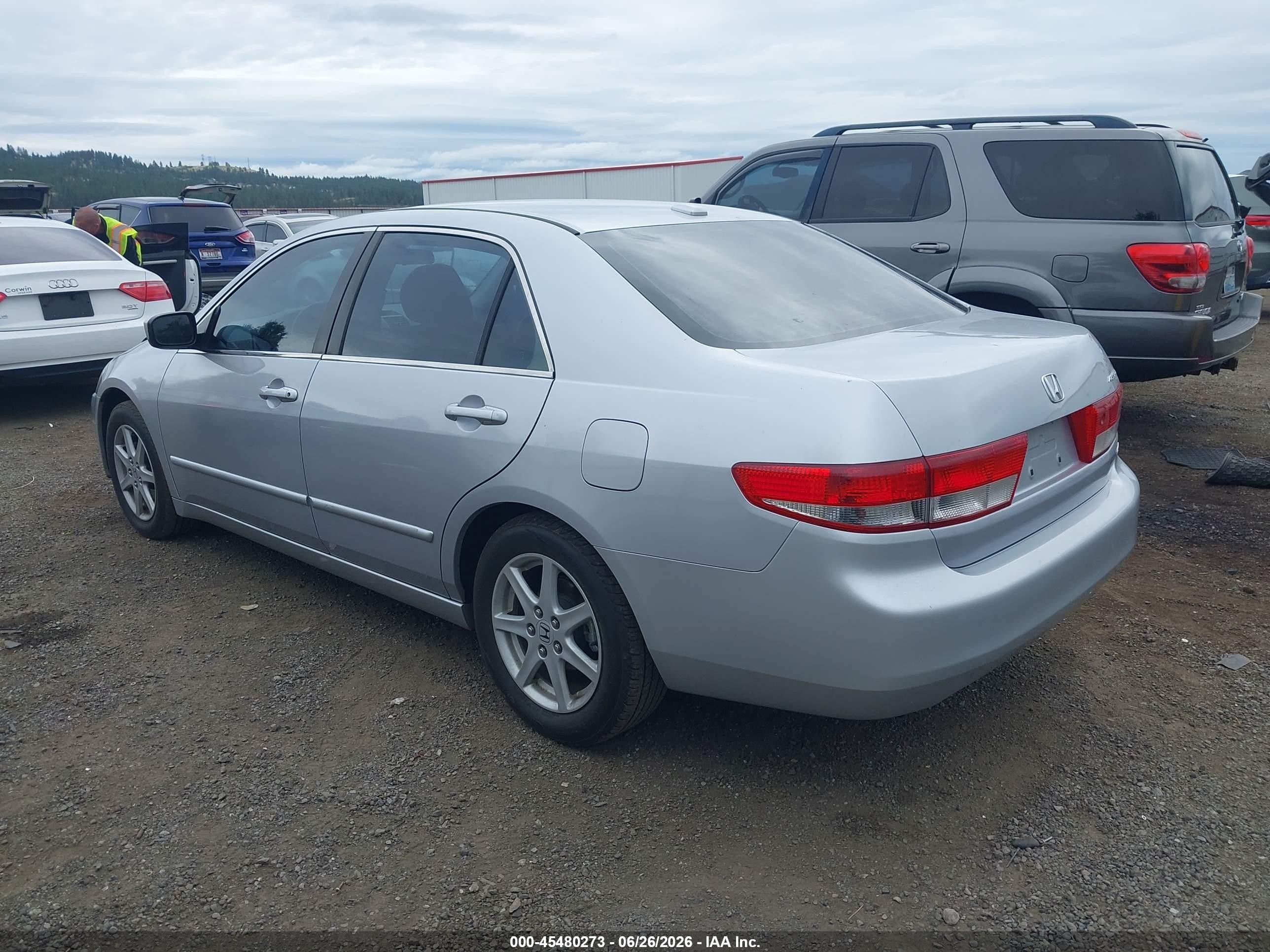 2004 Honda Accord 3.0 Ex Silver vin: 1HGCM66824A085099