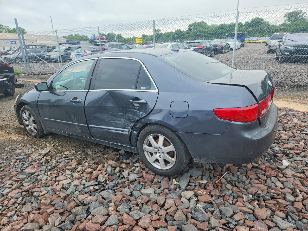 2005 Honda Accord Gray vin: 1HGCM66825A001039