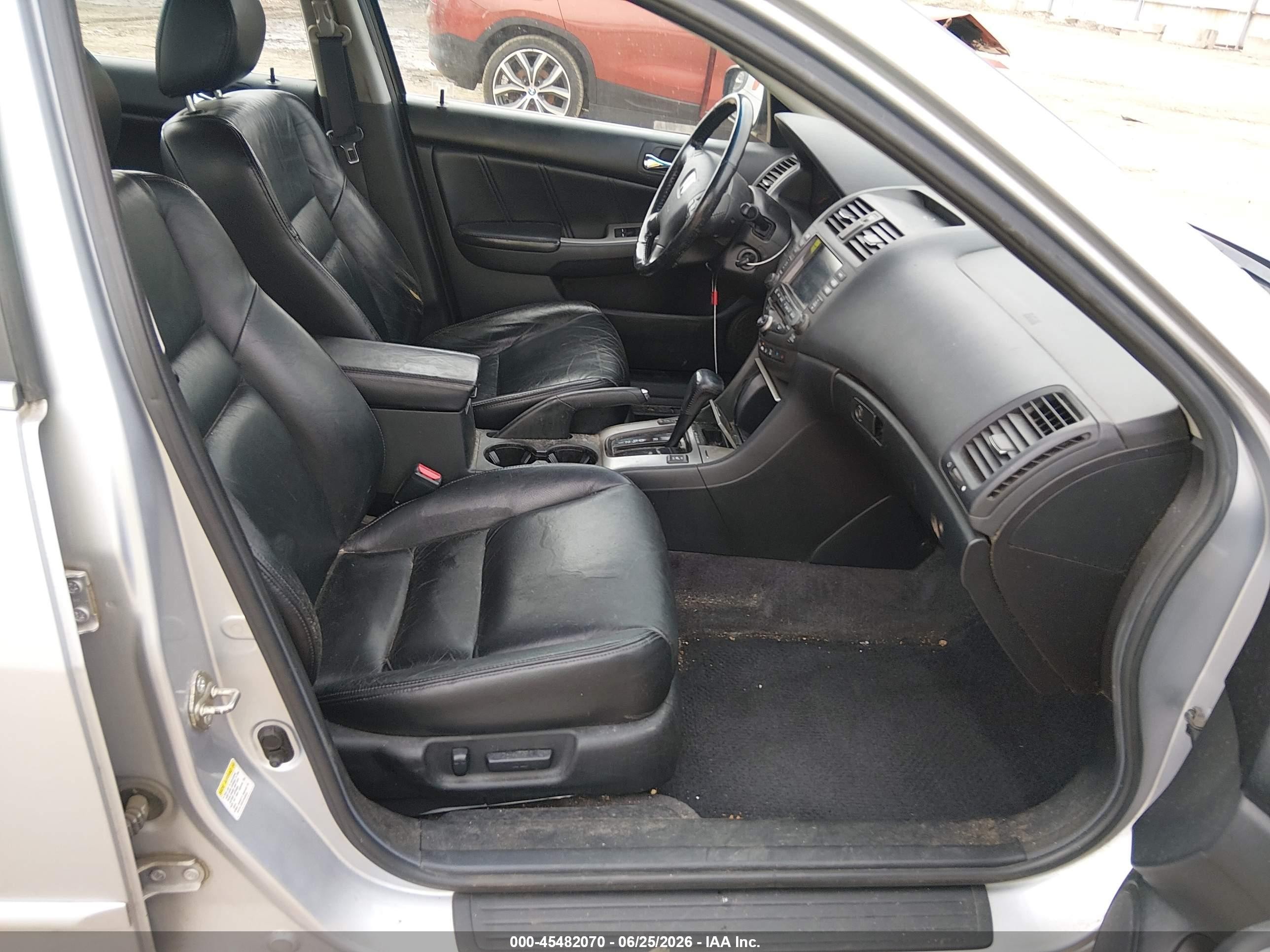 2005 Honda Accord 3.0 Ex Gray vin: 1HGCM66825A037619