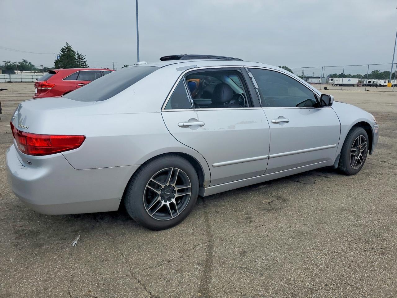 2005 Honda Accord Ex Silver vin: 1HGCM66825A039306