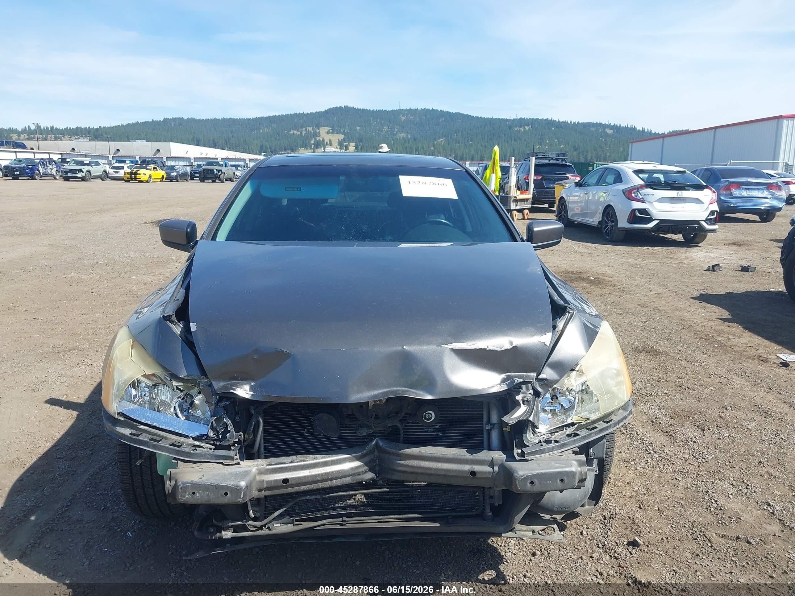 2006 Honda Accord 3.0 Ex Gray vin: 1HGCM66826A021910
