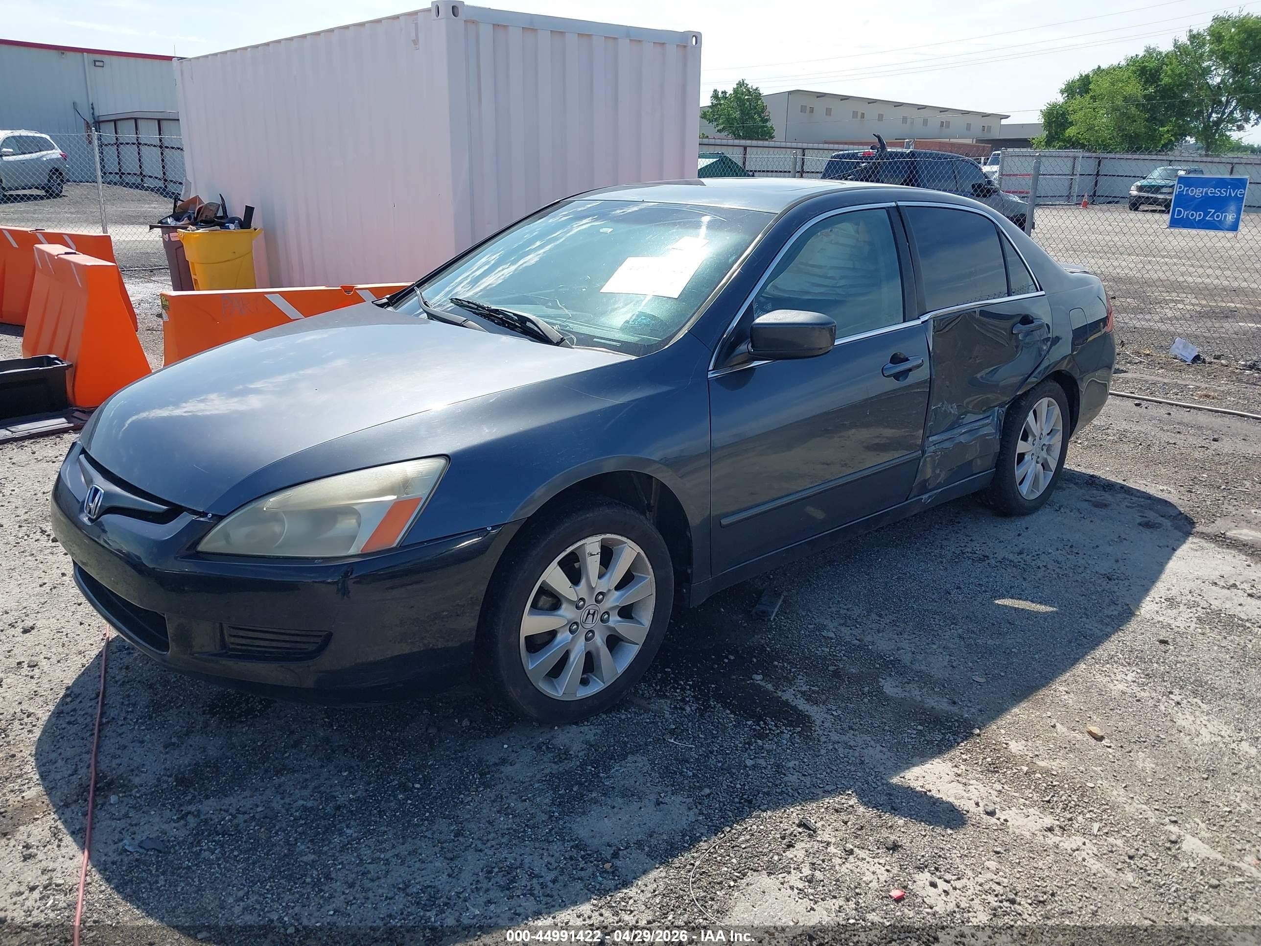 2006 Honda Accord 3.0 Ex Серый vin: 1HGCM66826A074512