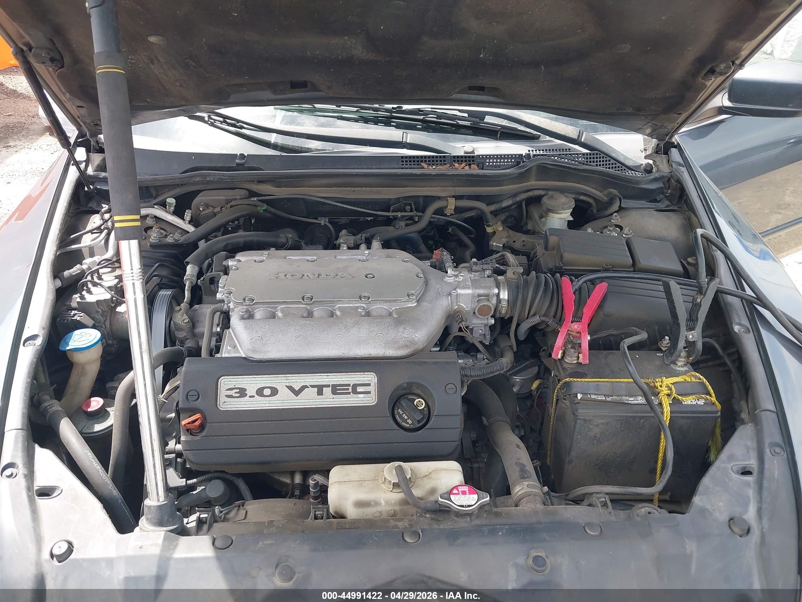 2006 Honda Accord 3.0 Ex Серый vin: 1HGCM66826A074512