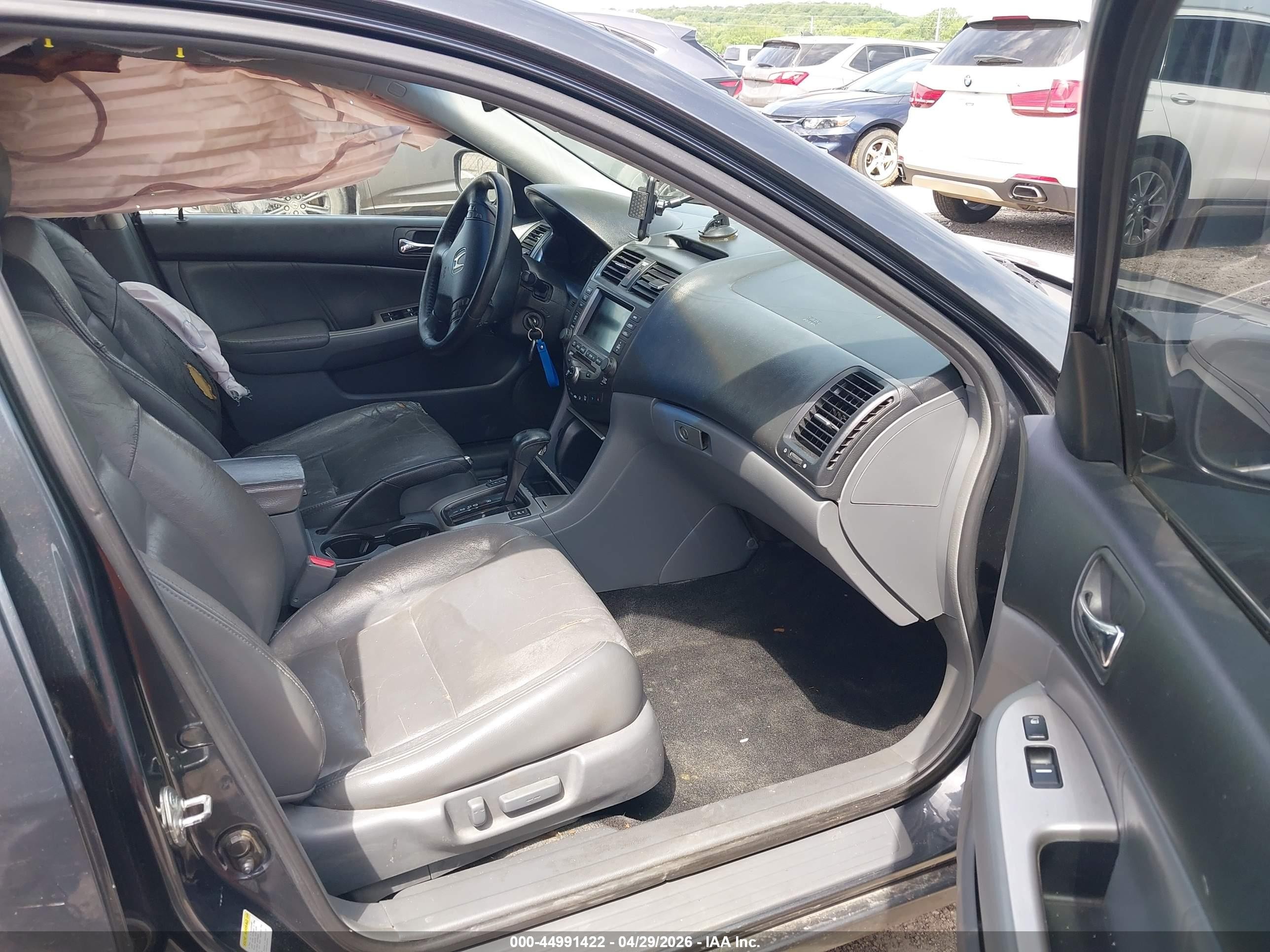 2006 Honda Accord 3.0 Ex Серый vin: 1HGCM66826A074512